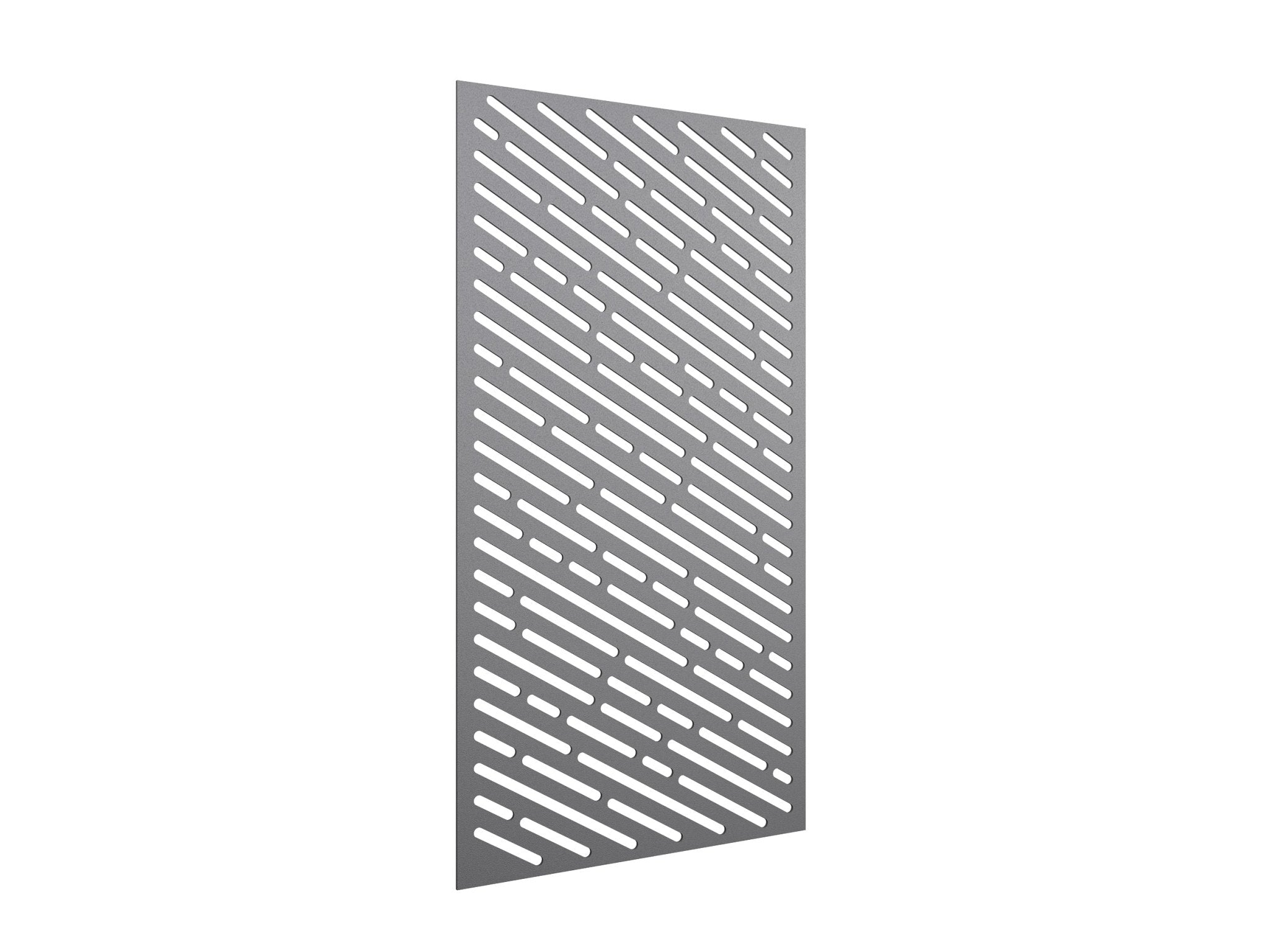 AcoustiQ Hanging Panels - Angle Slots Slate Grey | Office Furniture Designs