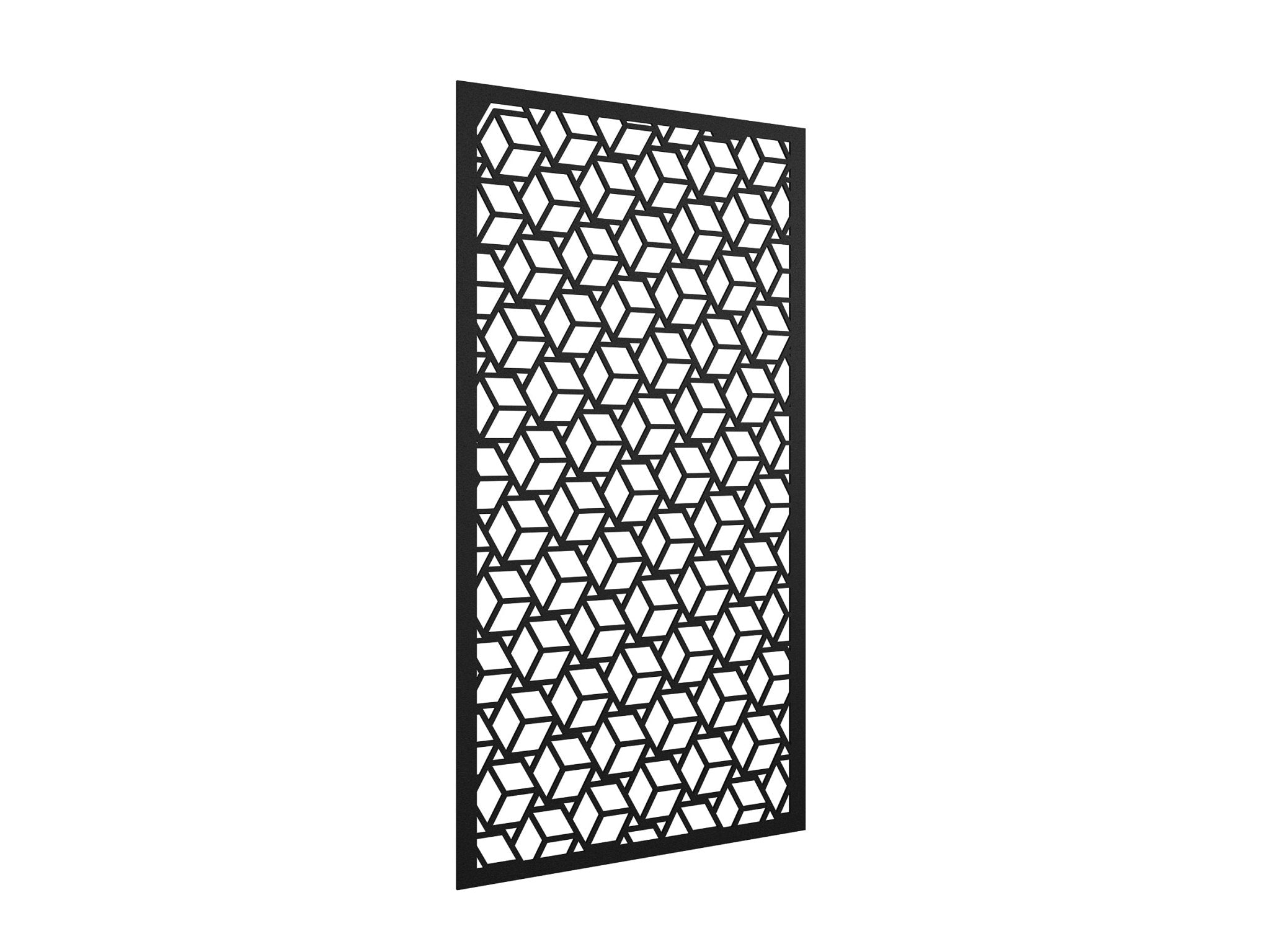AcoustiQ Hanging Panels - Hexagons Black | Office Furniture Designs