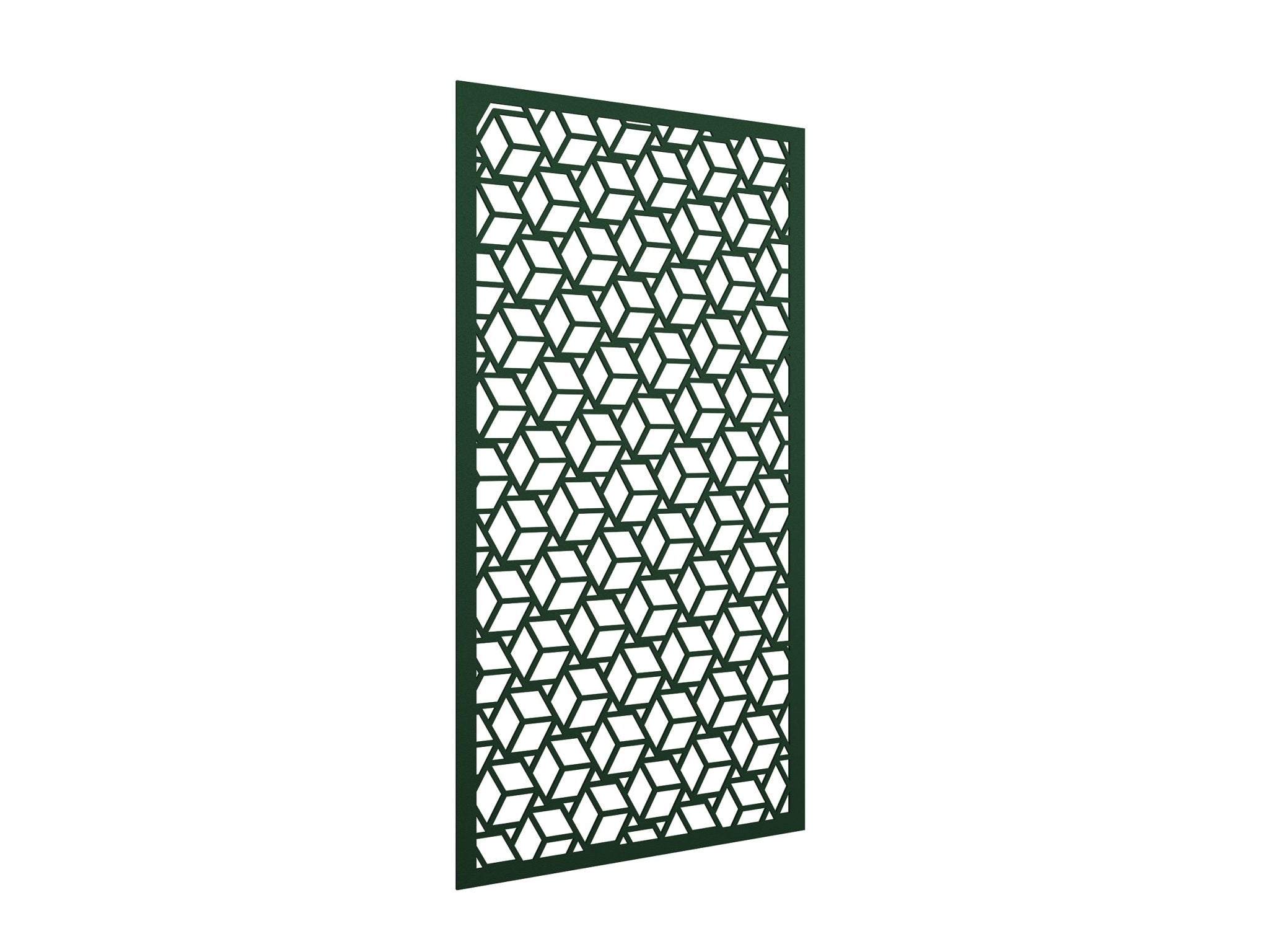 AcoustiQ Hanging Panels - Hexagons Dark Green | Office Furniture Designs