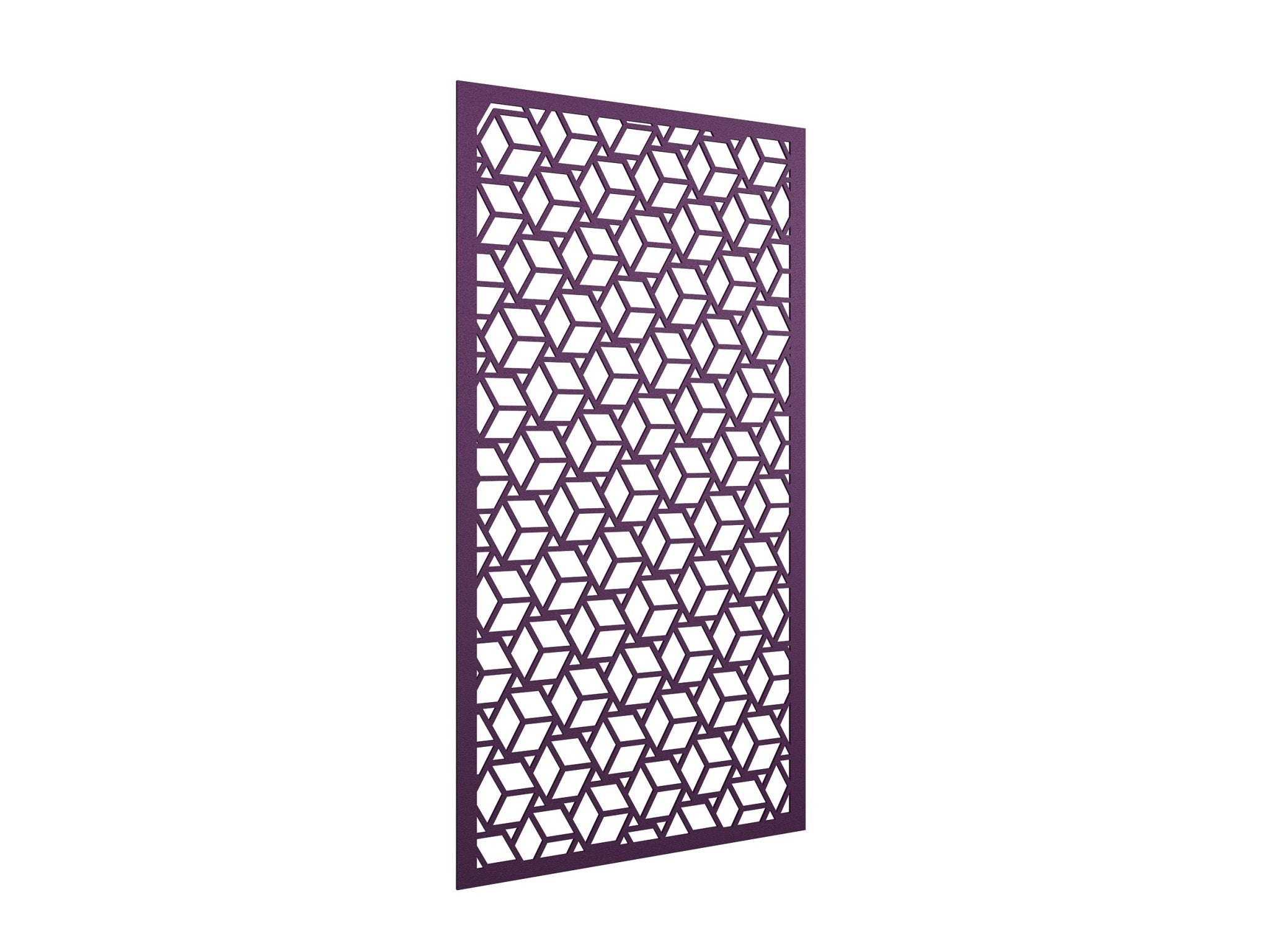 AcoustiQ Hanging Panels - Hexagons Purple | Office Furniture Designs