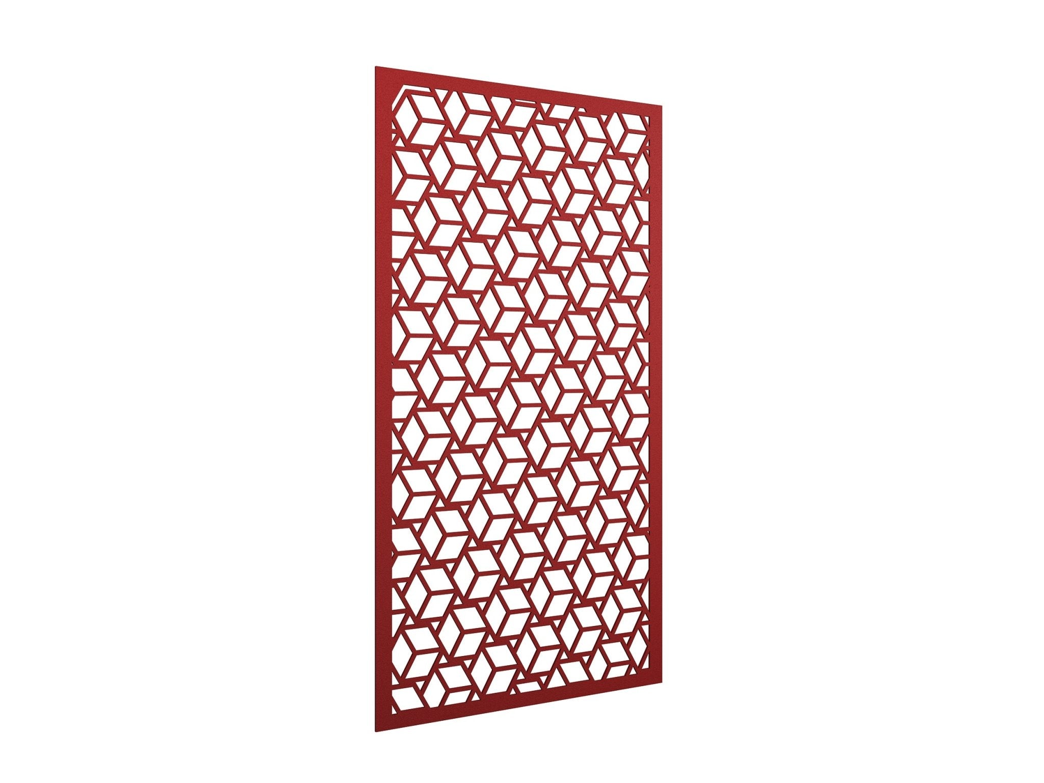 AcoustiQ Hanging Panels - Hexagons Red | Office Furniture Designs
