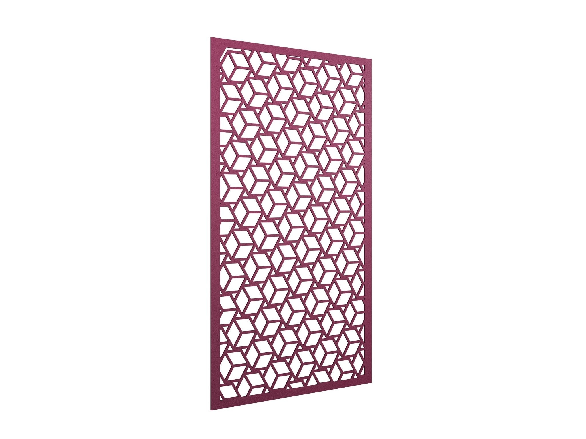 AcoustiQ Hanging Panels - Hexagons Royal Pink | Office Furniture Designs