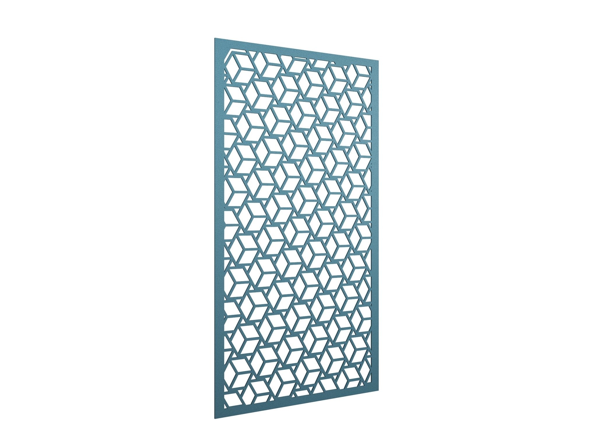 AcoustiQ Hanging Panels - Hexagons Sky Blue | Office Furniture Designs