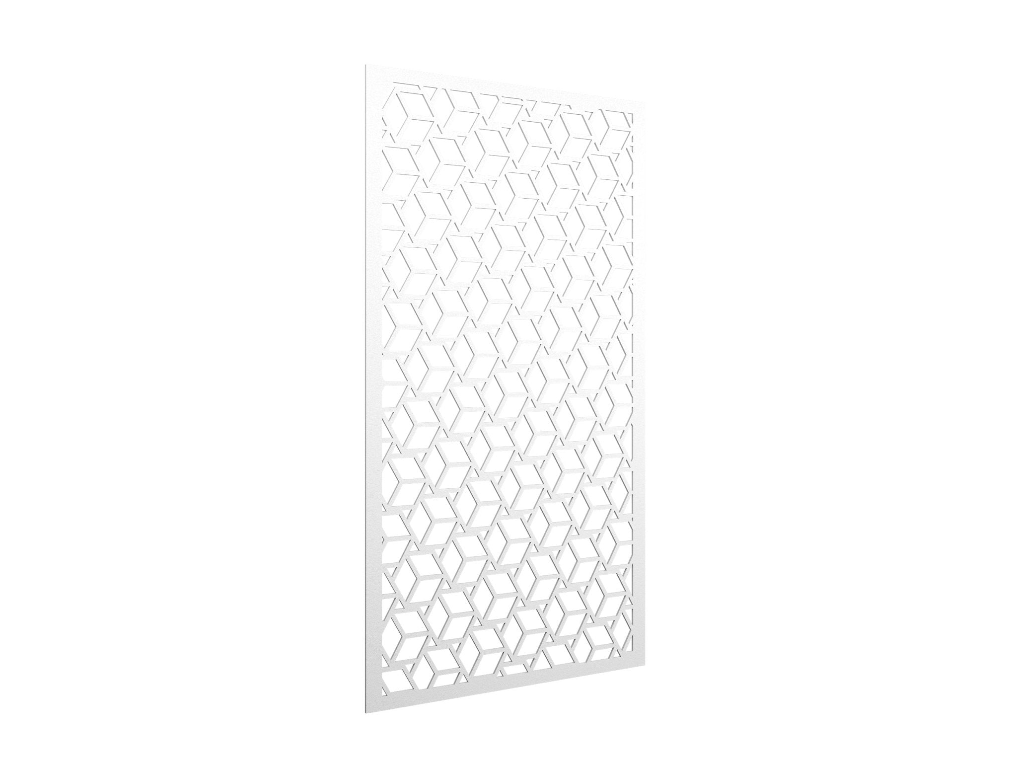 AcoustiQ Hanging Panels - Hexagons White | Office Furniture Designs