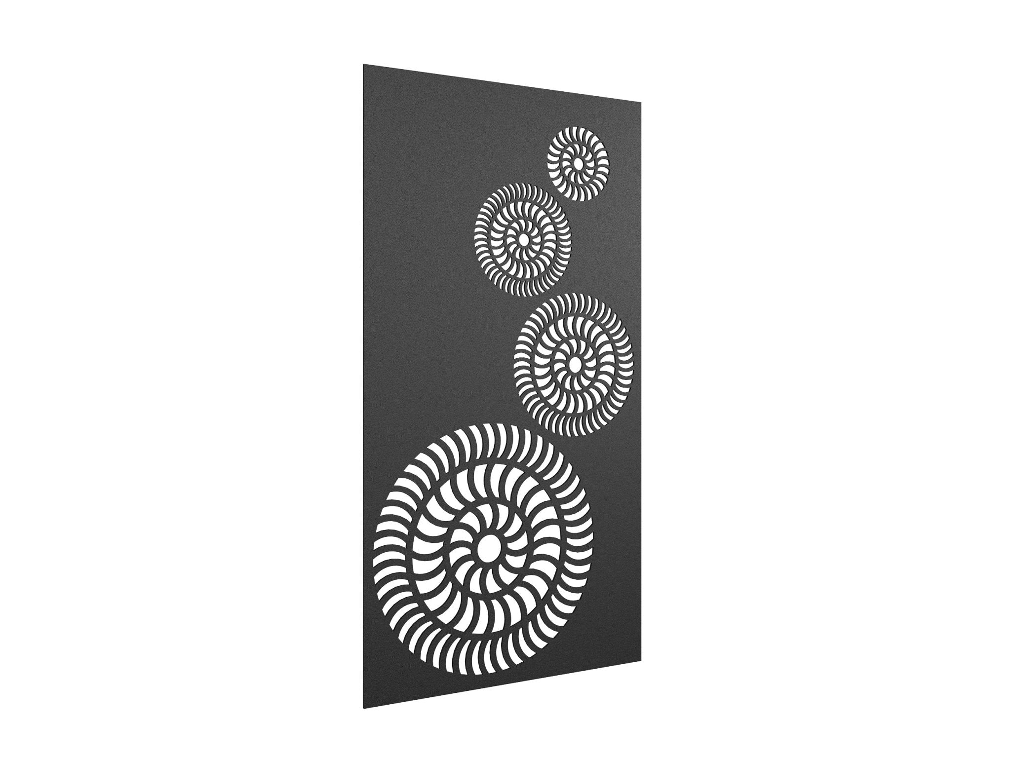 AcoustiQ Hanging Panels - Swirls Charcoal Grey | Office Furniture Designs