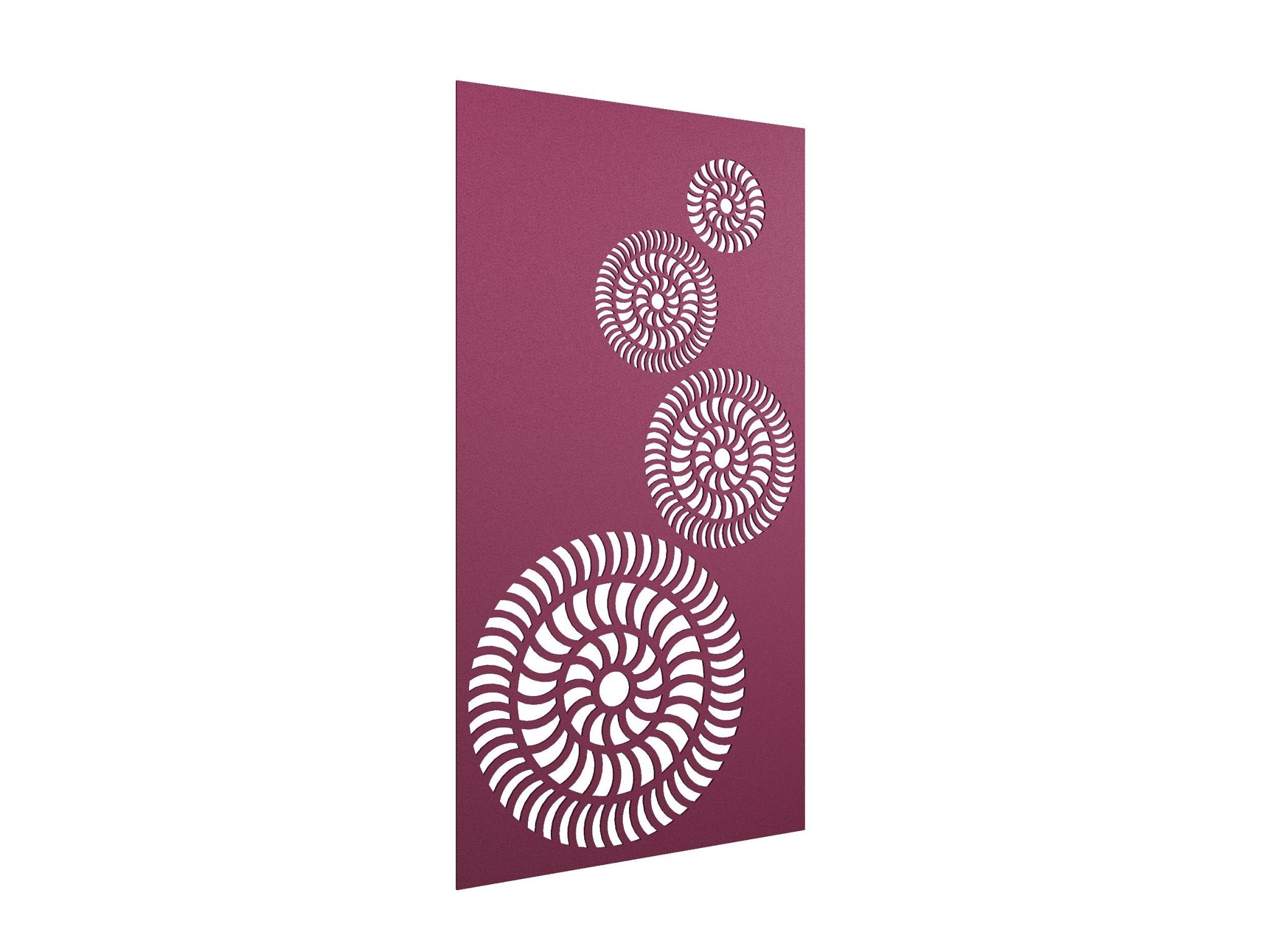 AcoustiQ Hanging Panels - Swirls Royal Pink | Office Furniture Designs