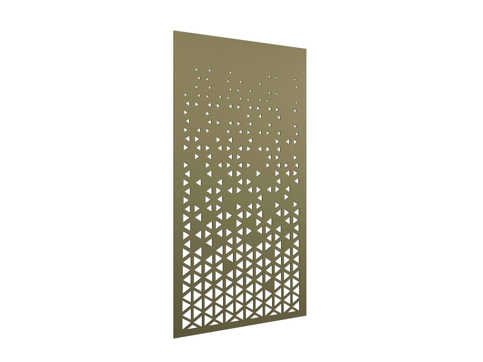 AcoustiQ Hanging Panels - Triangles Banana Green | Office Furniture Designs