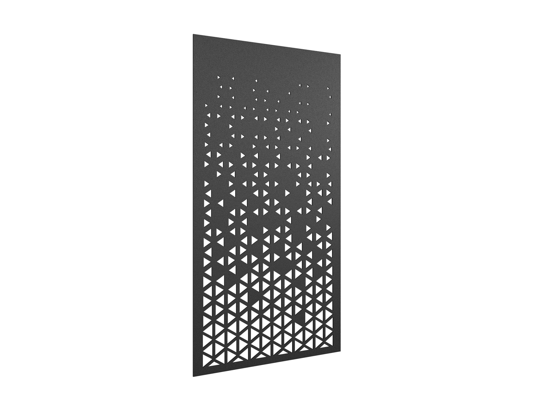 AcoustiQ Hanging Panels - Triangles Charcoal Grey | Office Furniture Designs