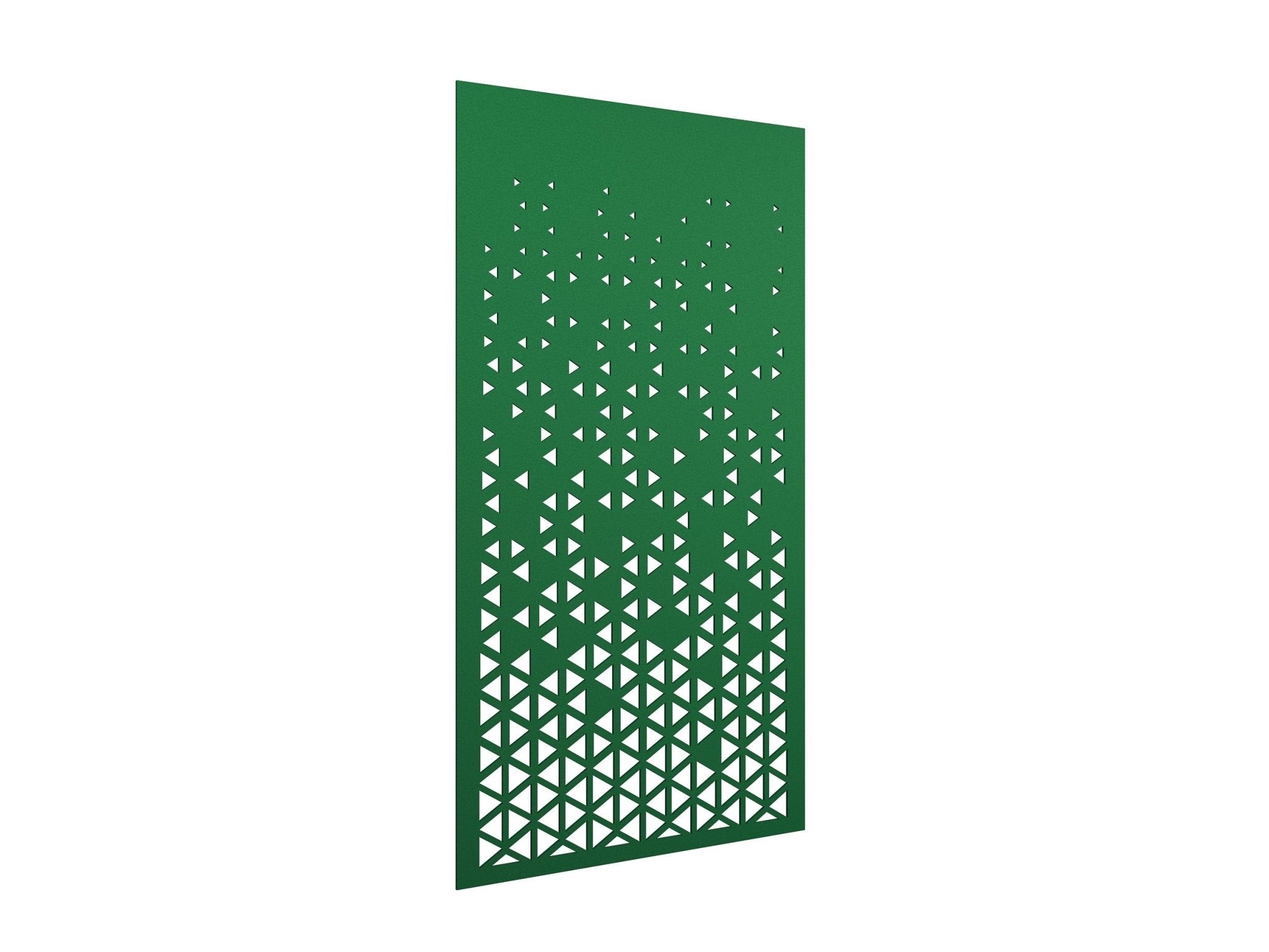 AcoustiQ Hanging Panels - Triangles Green | Office Furniture Designs