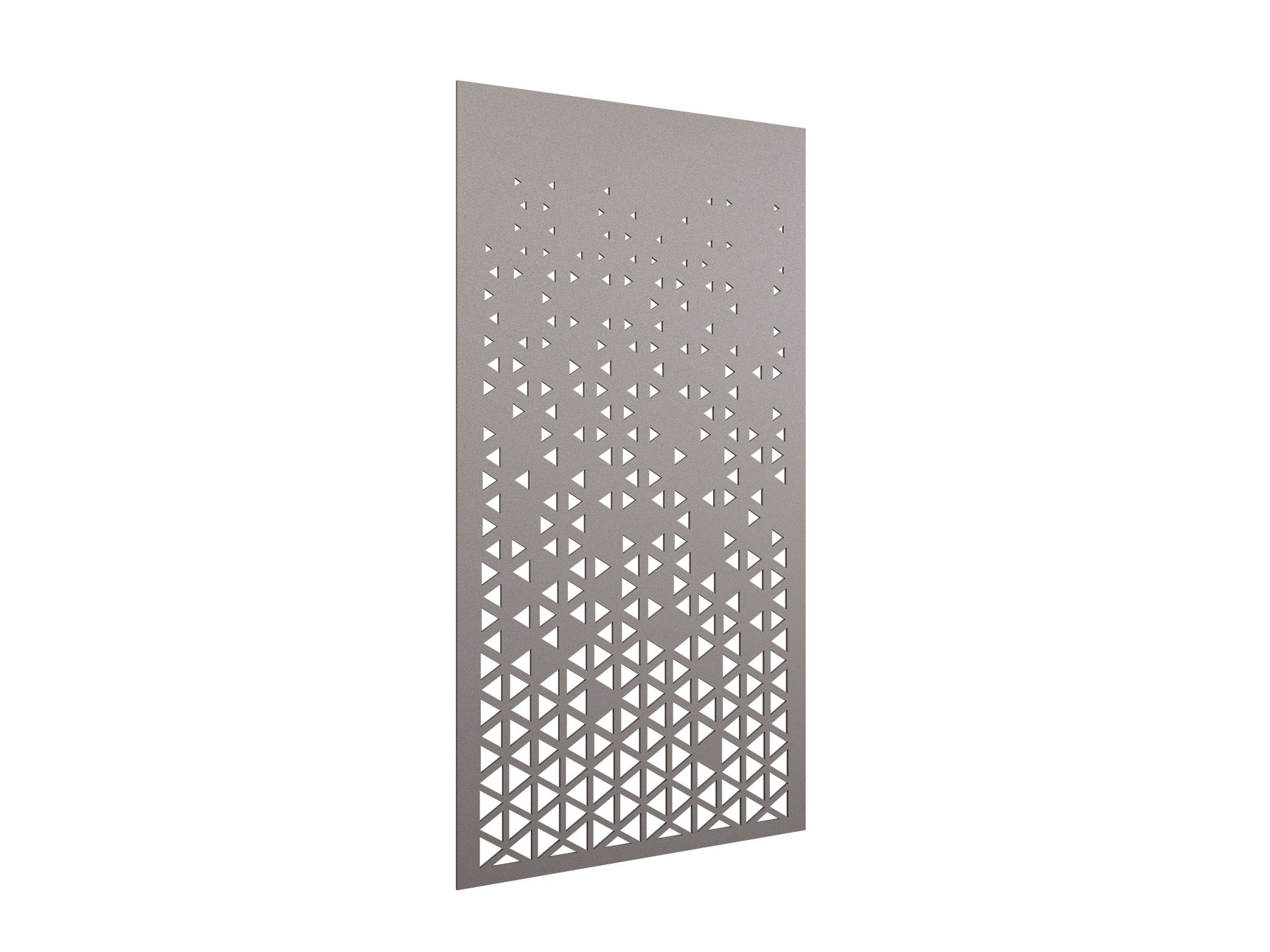 AcoustiQ Hanging Panels - Triangles Light Beige | Office Furniture Designs