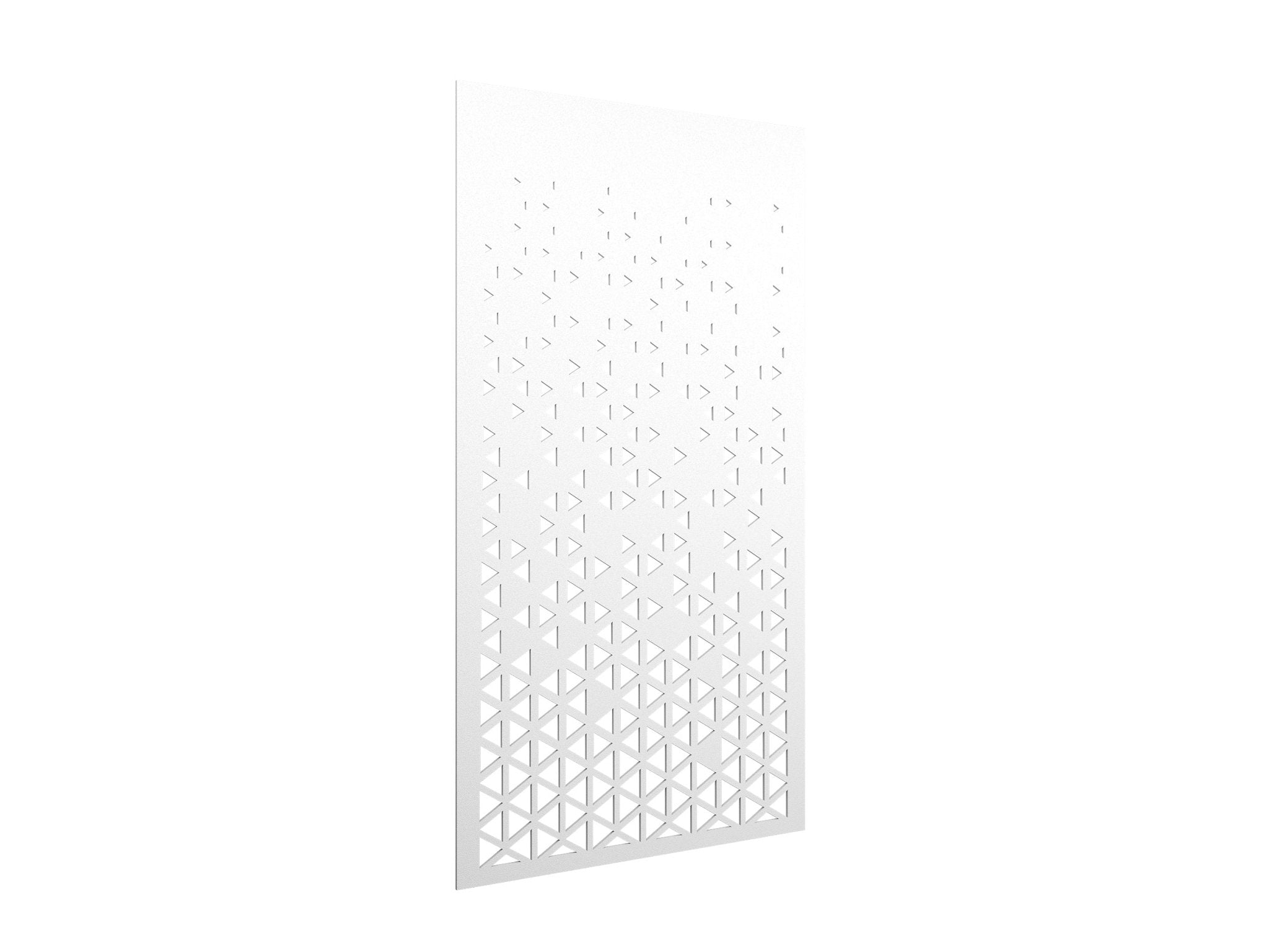 AcoustiQ Hanging Panels - Triangles White | Office Furniture Designs