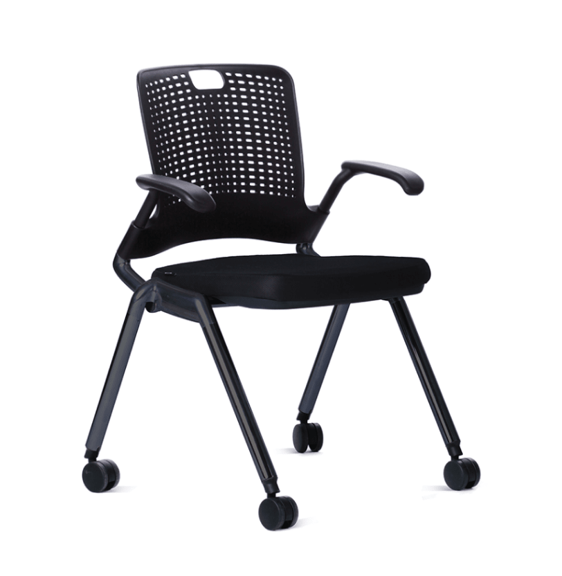 Adapta Training Chair Black | Office Furniture Designs