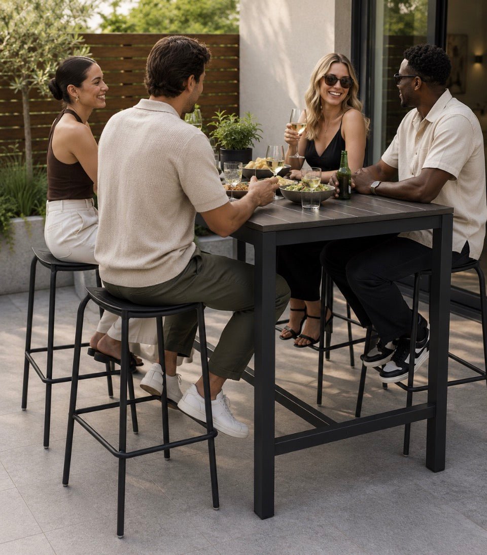 All Weather Bar Stool 75 White | Office Furniture Designs