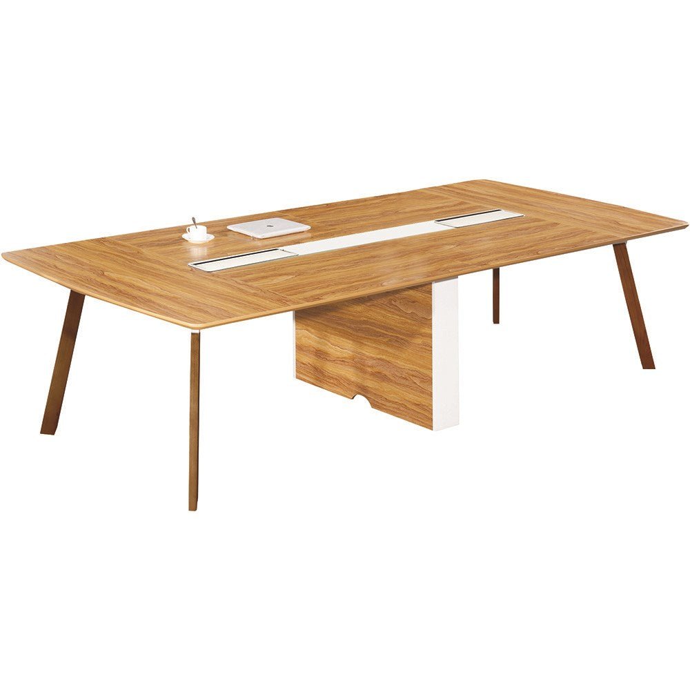 Arbor Boardroom Table 3200W x 1300D x 720mmH American Walnut Timber Legs 3200W x 1300H American Walnut | Office Furniture Designs