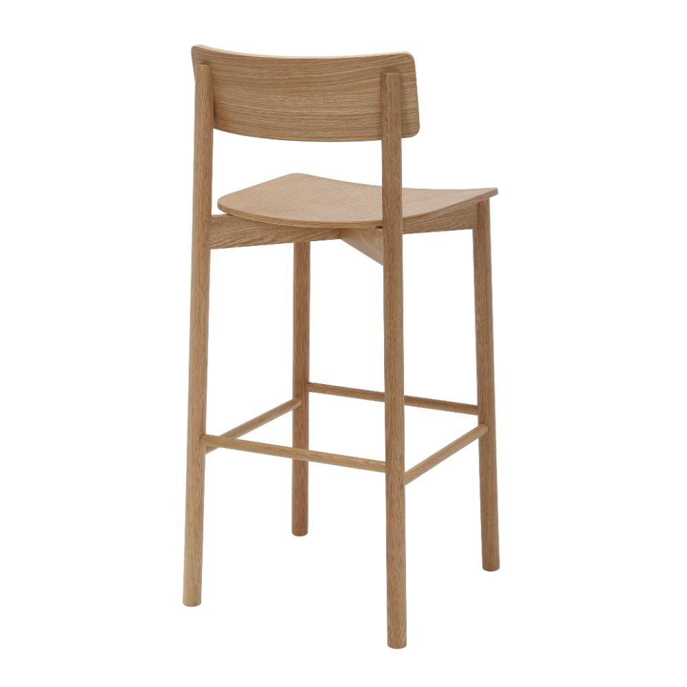 Arlo High Stool - American Oak | Office Furniture Designs