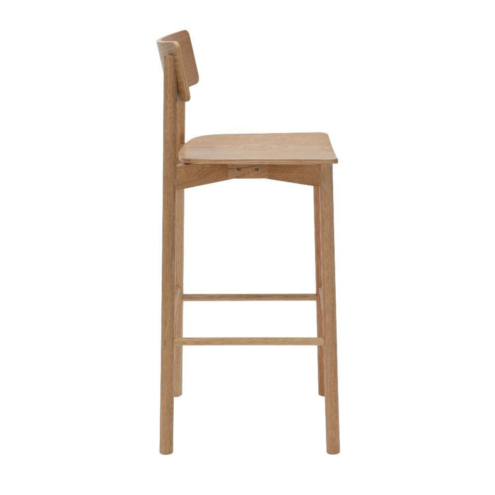 Arlo High Stool - American Oak | Office Furniture Designs