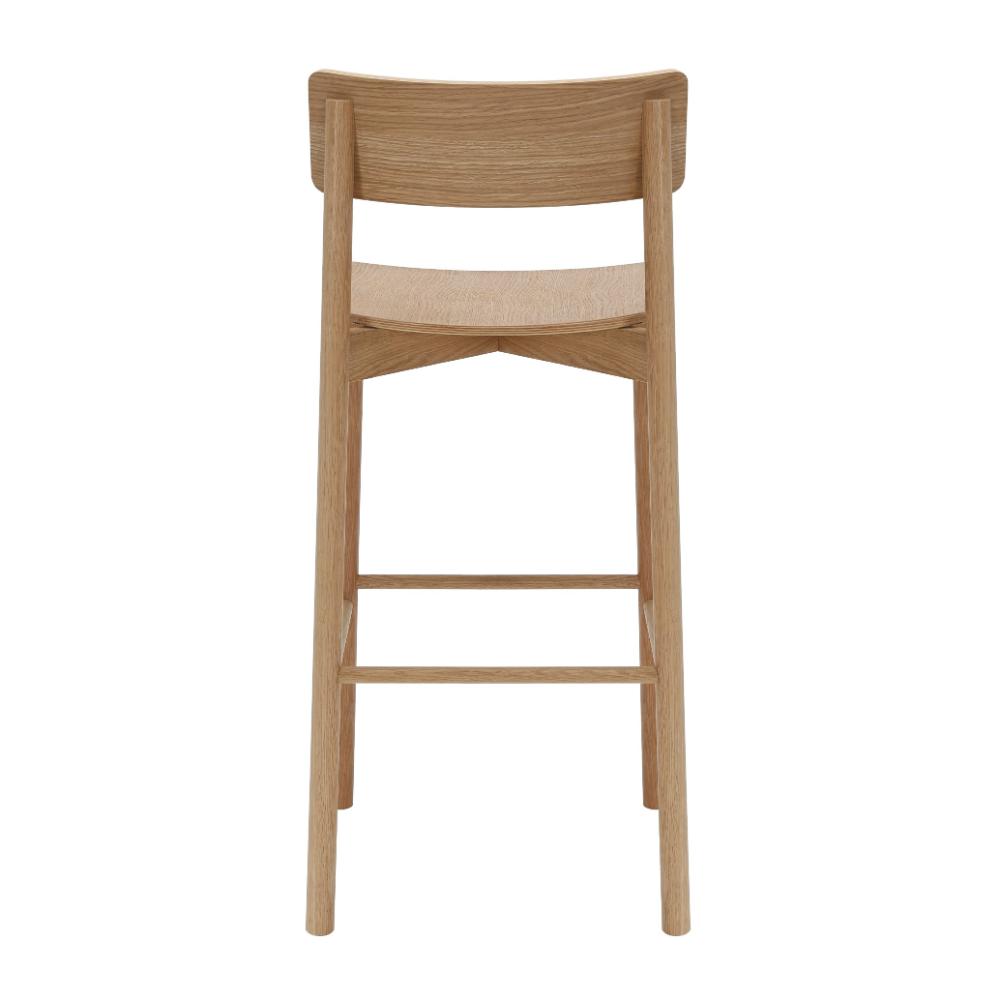 Arlo High Stool - American Oak | Office Furniture Designs