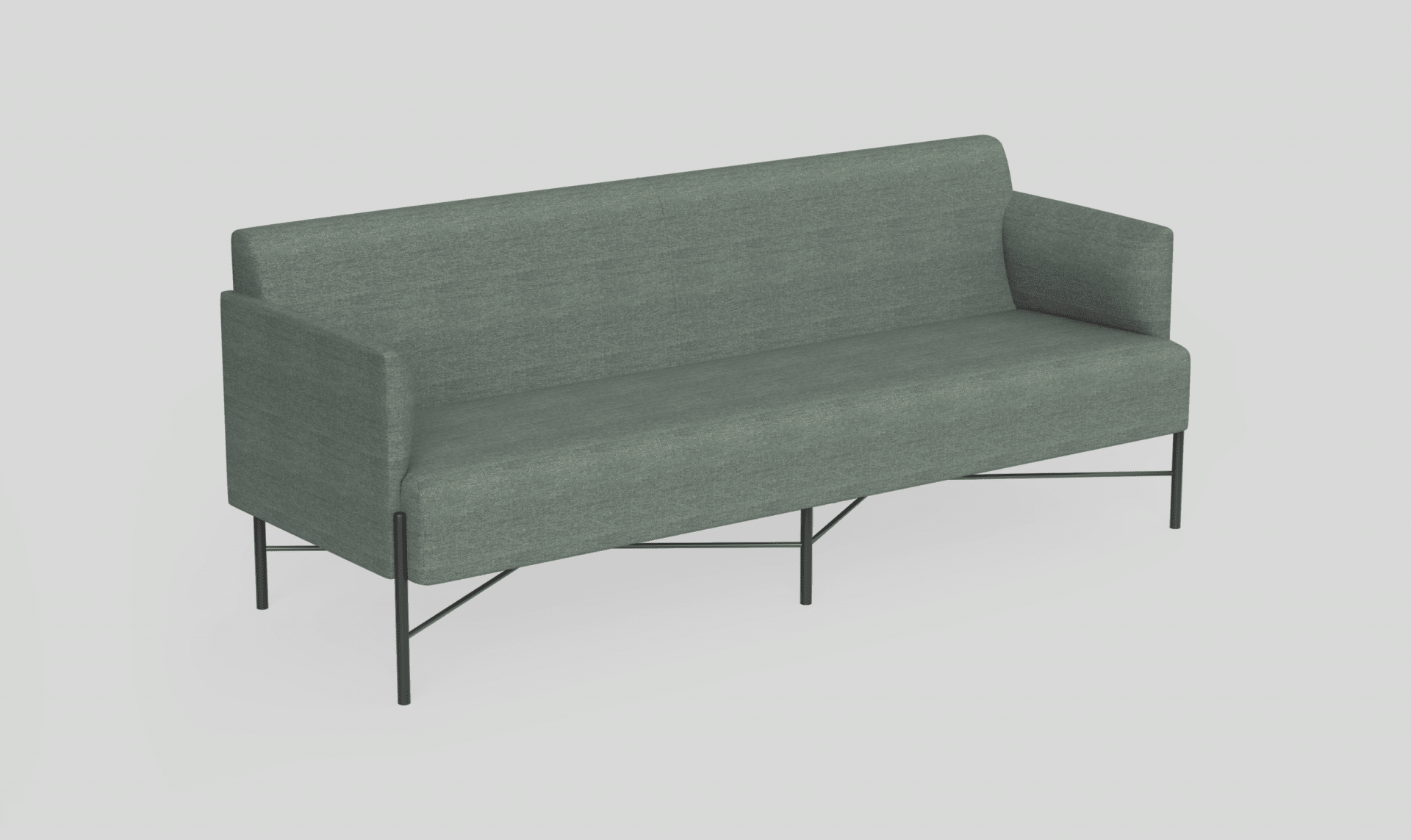 Avalon Sofa Series 2 Seater Dusty Grey | Office Furniture Designs