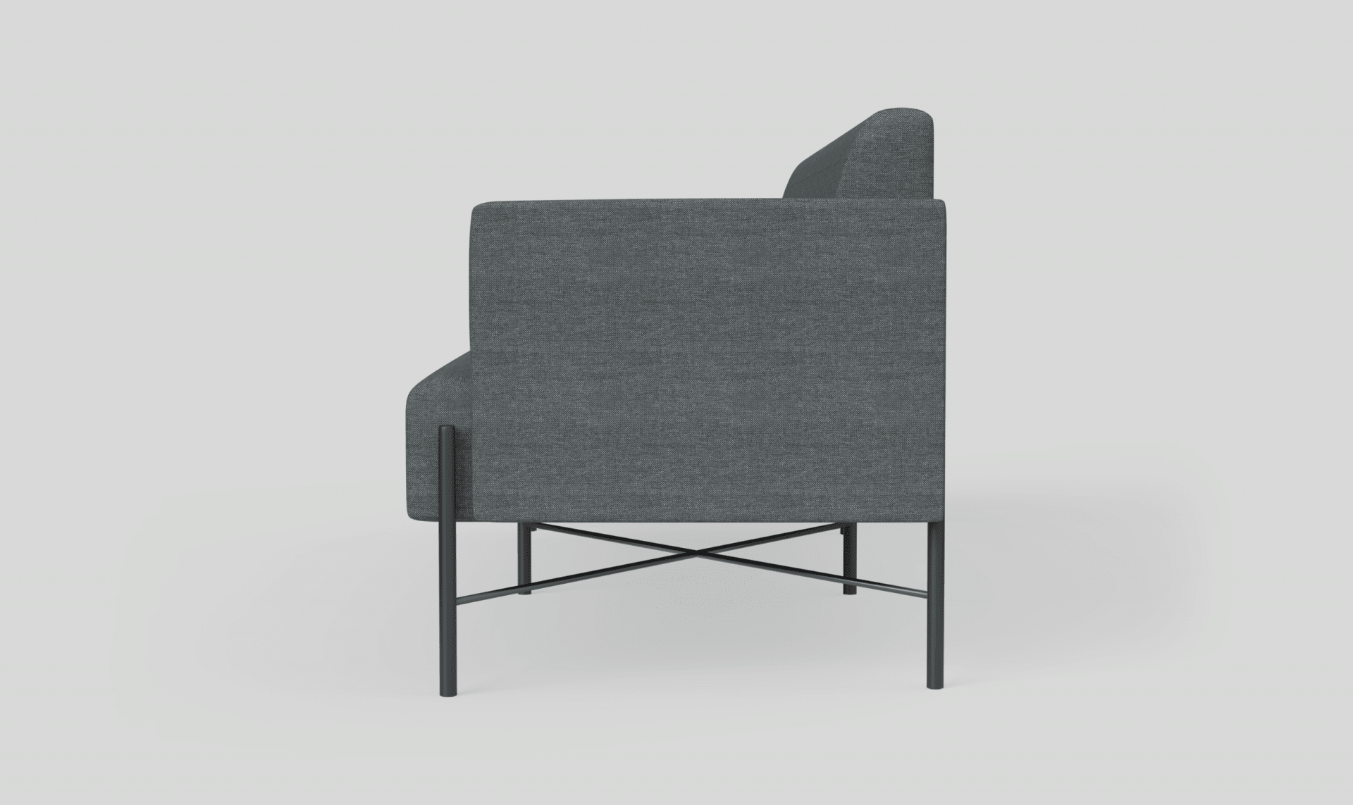 Avalon Sofa Series 2 Seater Dusty Grey | Office Furniture Designs