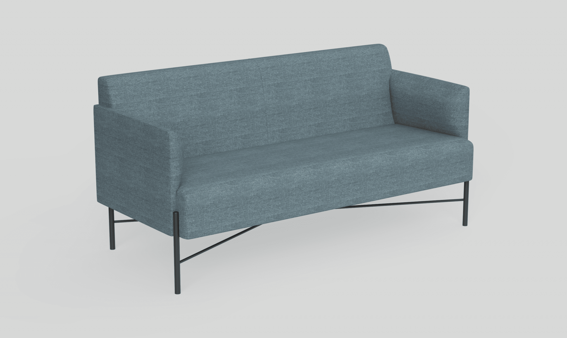 Avalon Sofa Series 2 Seater Dusty Grey | Office Furniture Designs