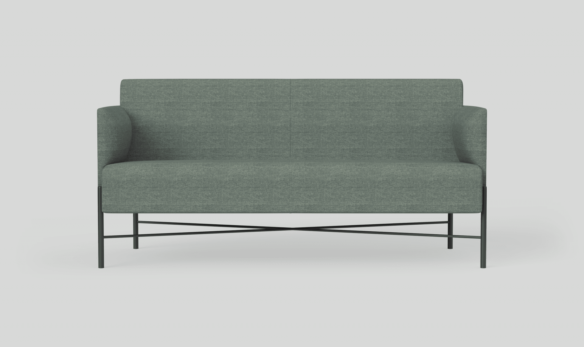 Avalon Sofa Series 2 Seater Dusty Grey | Office Furniture Designs