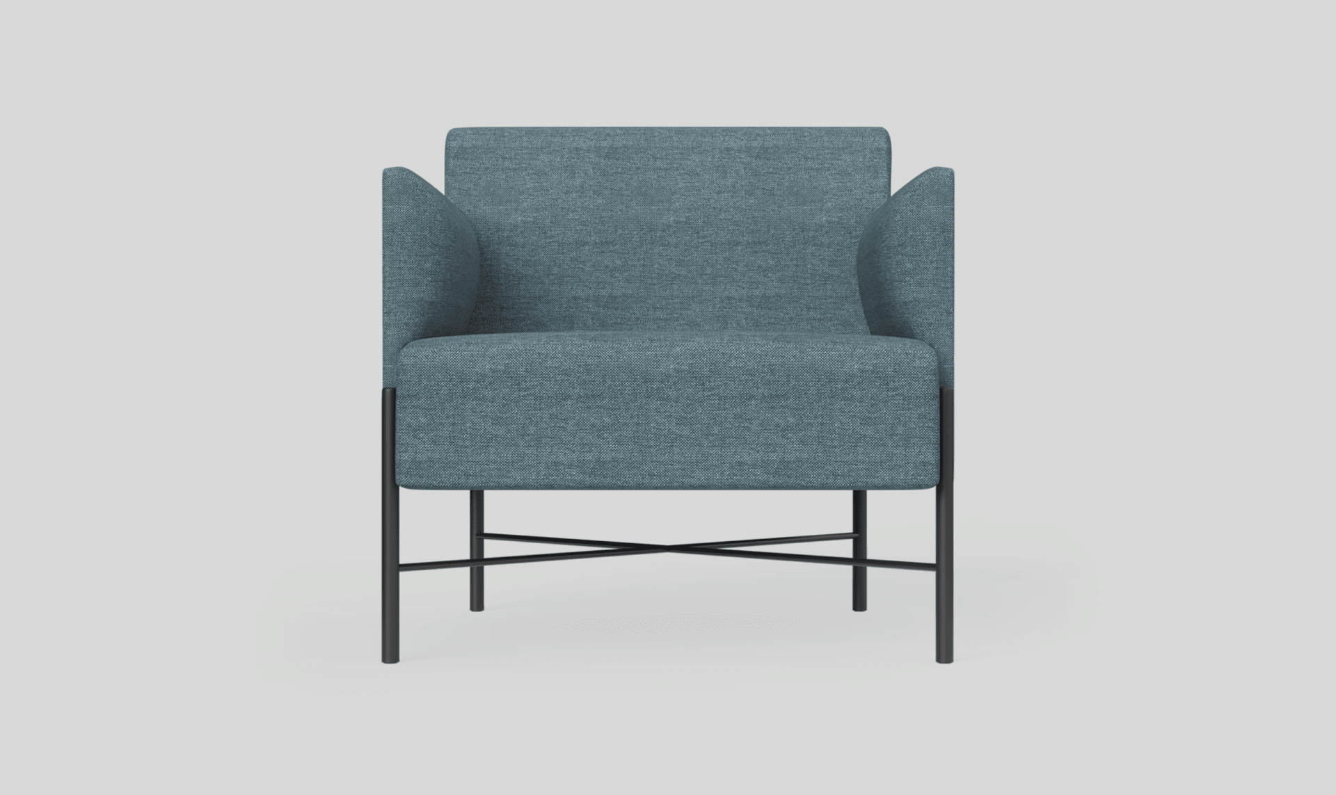 Avalon Sofa Series Armchair Dusty Grey | Office Furniture Designs