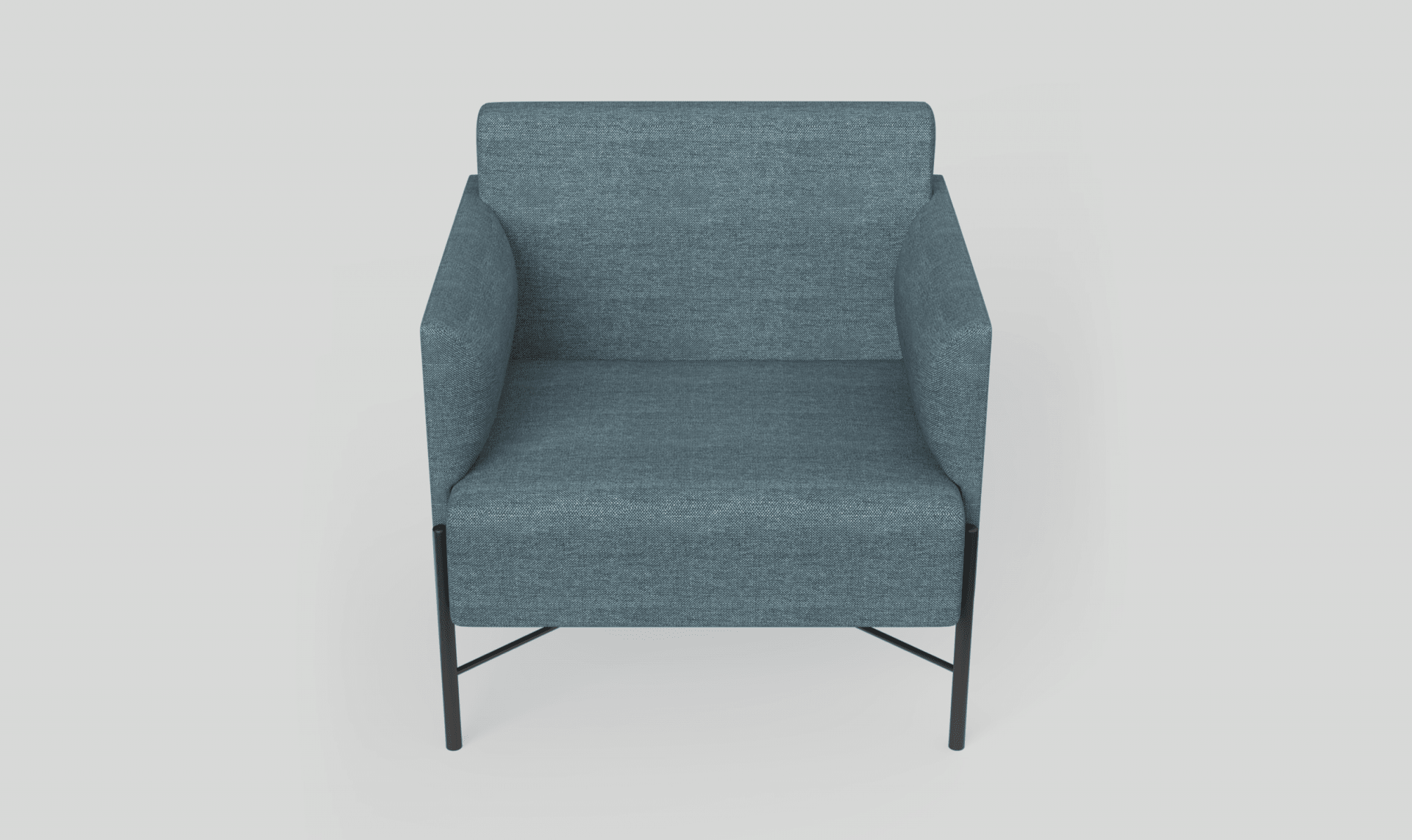 Avalon Sofa Series Armchair Dusty Grey | Office Furniture Designs