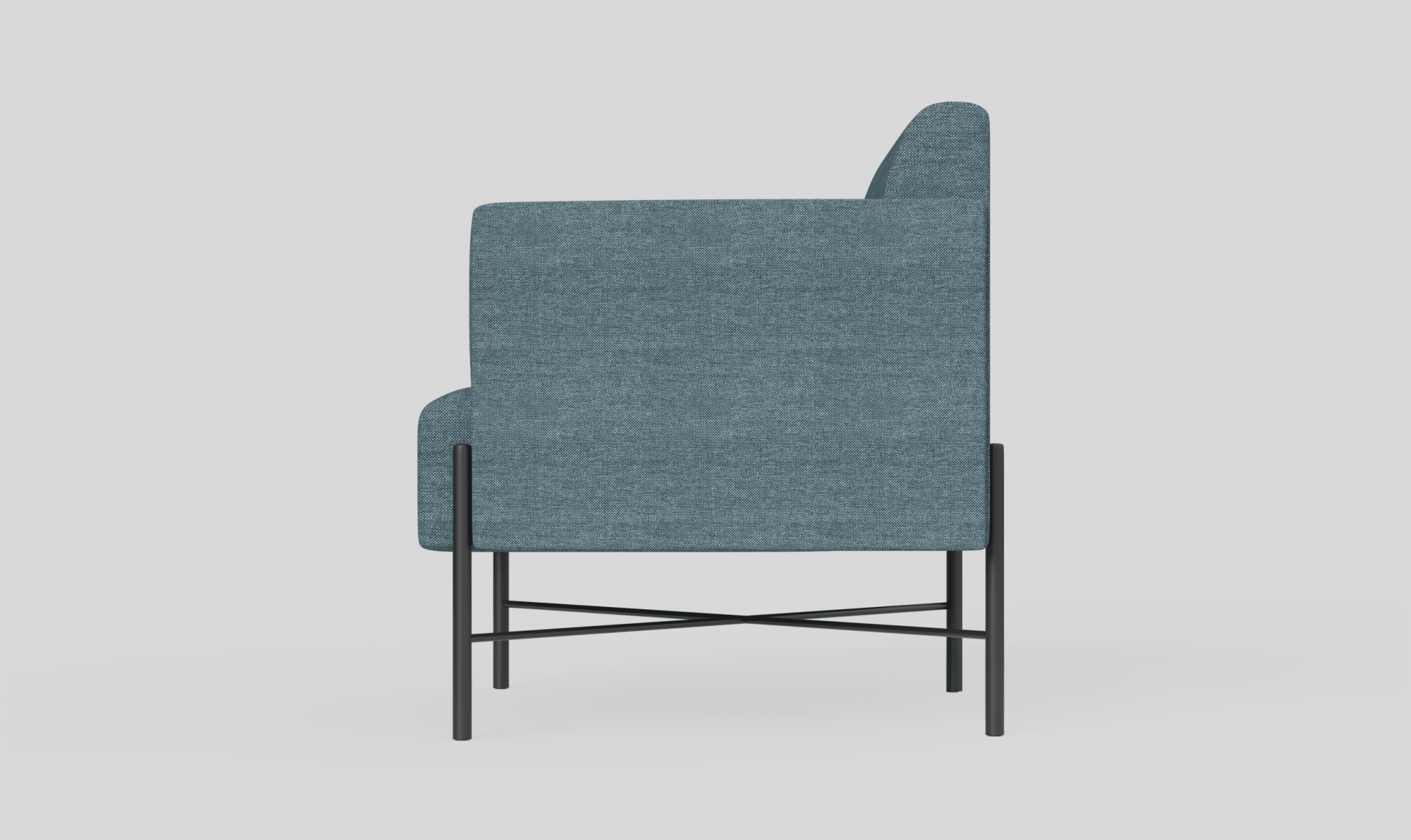 Avalon Sofa Series Armchair Dusty Grey | Office Furniture Designs