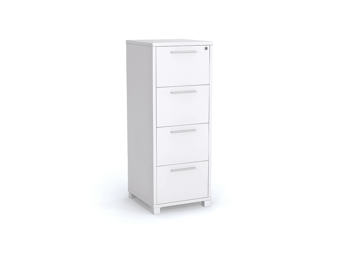 Axis Filing Cabinet 4 Drawer 1250 x 481 x 500mm | Office Furniture Designs