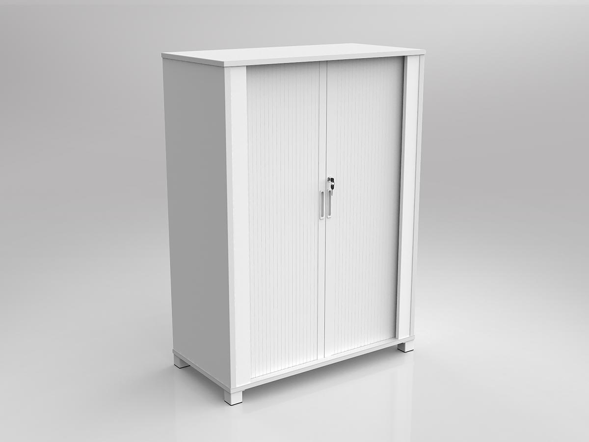 Axis Tambour Storage Cabinet Three Levels | Office Furniture Designs