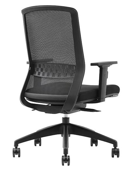 Bolt Executive Mesh Chair - Low Back Low Back With Arms Mesh Back Black | Office Furniture Designs