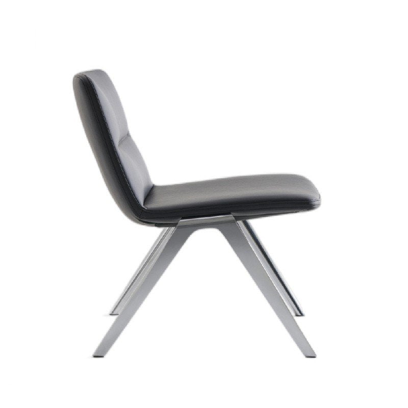 Bondi Medium Back Vinyl Leather Executive Chair Black | Office Furniture Designs