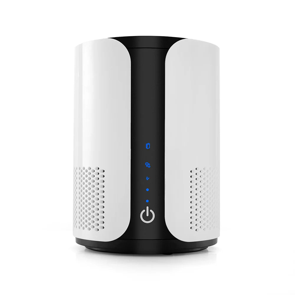 BreatheEasy Desk Top Personal Air Purifier White White | Office Furniture Designs