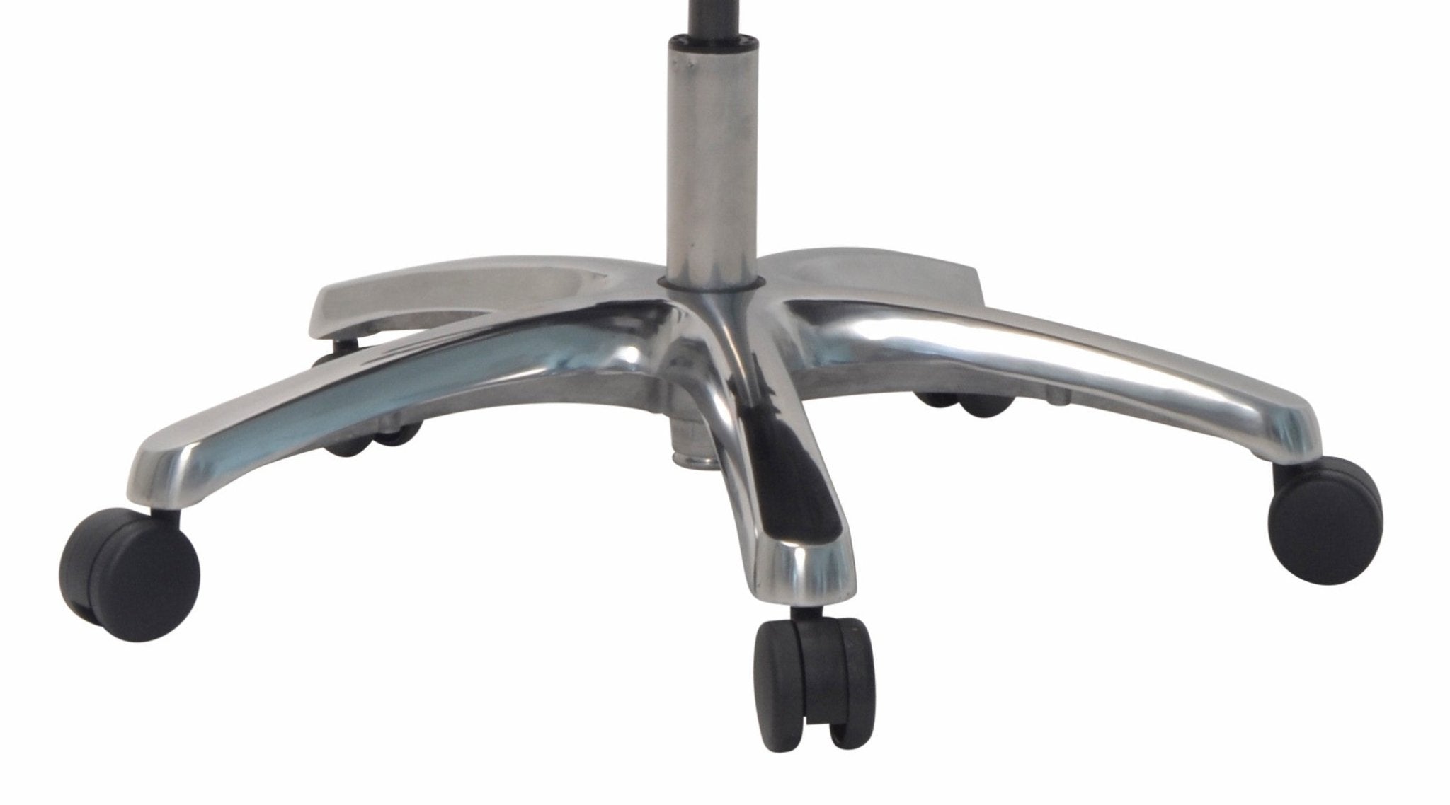 Buro Chair Base Kit Aluminium and Reflective Silver Gas Lift | Office Furniture Designs