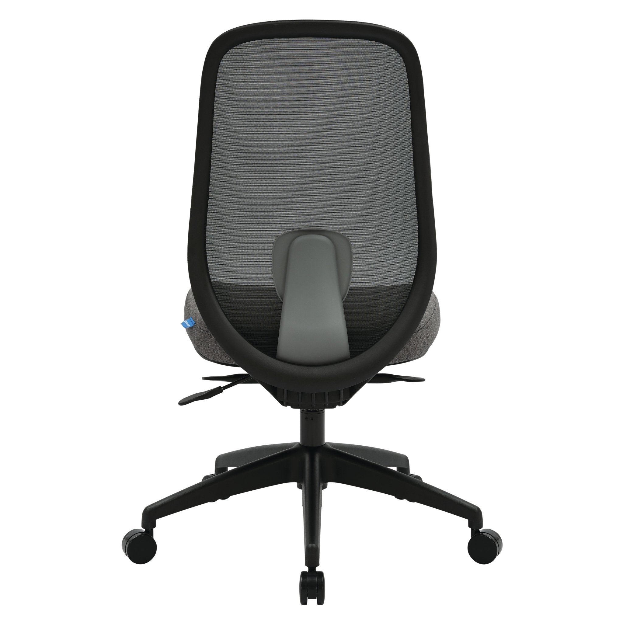 Buro Force Chair Black Frame/Grey Mesh No Arms Standard | Office Furniture Designs