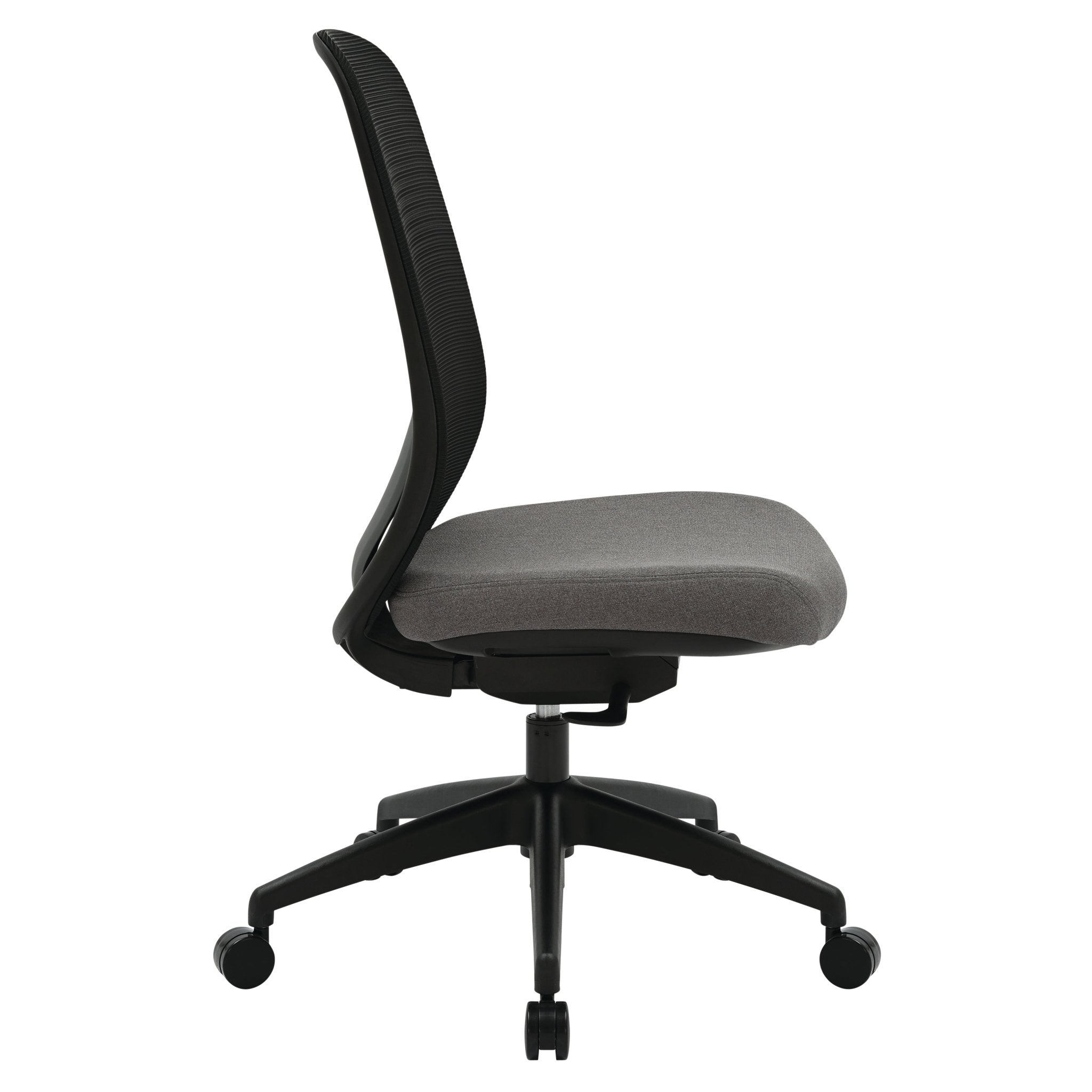Buro Force Chair Black Frame/Grey Mesh No Arms Standard | Office Furniture Designs