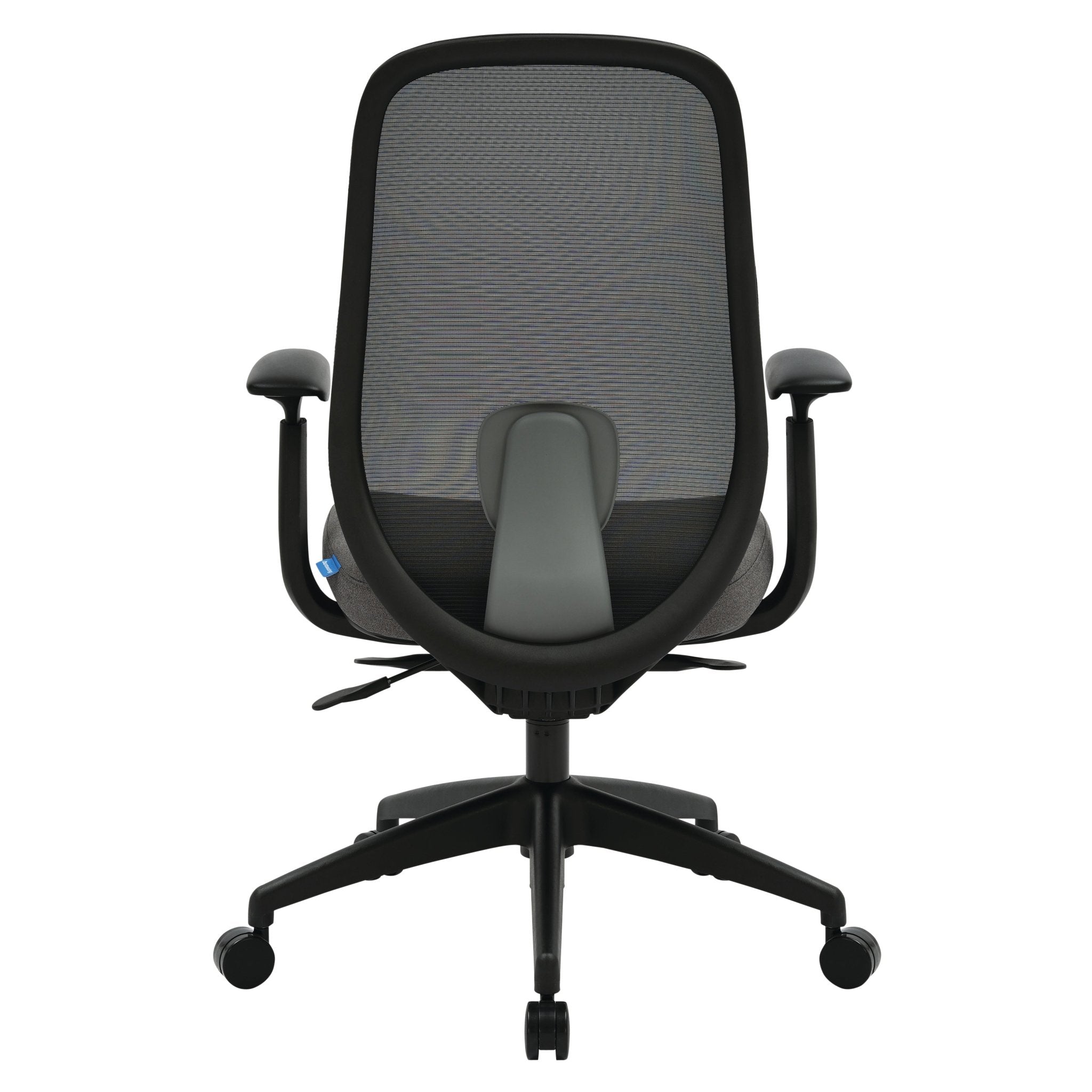 Buro Force Chair Black Frame/Grey Mesh With Arms Standard | Office Furniture Designs