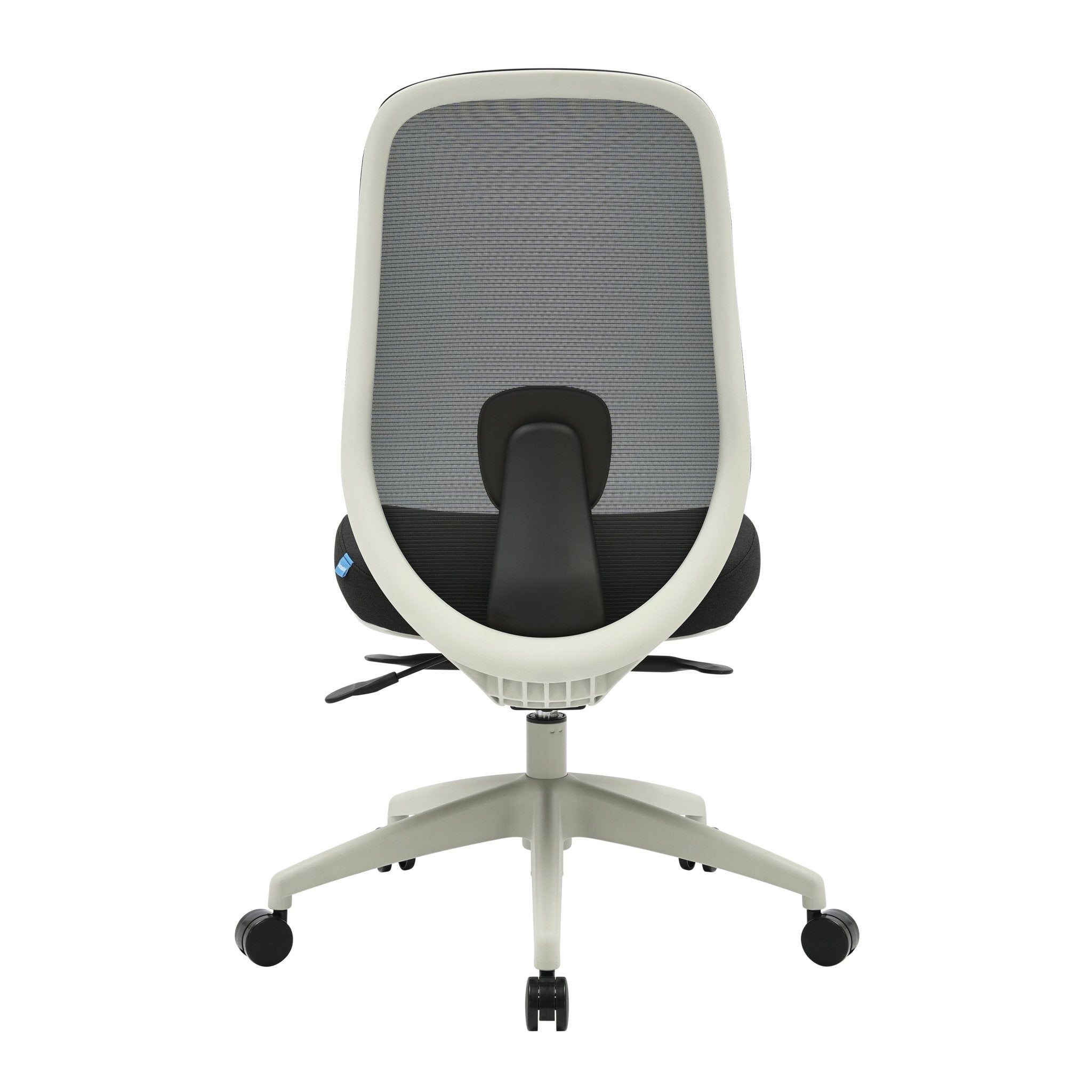 Buro Force Chair Grey Frame/Black Mesh No Arms Standard | Office Furniture Designs