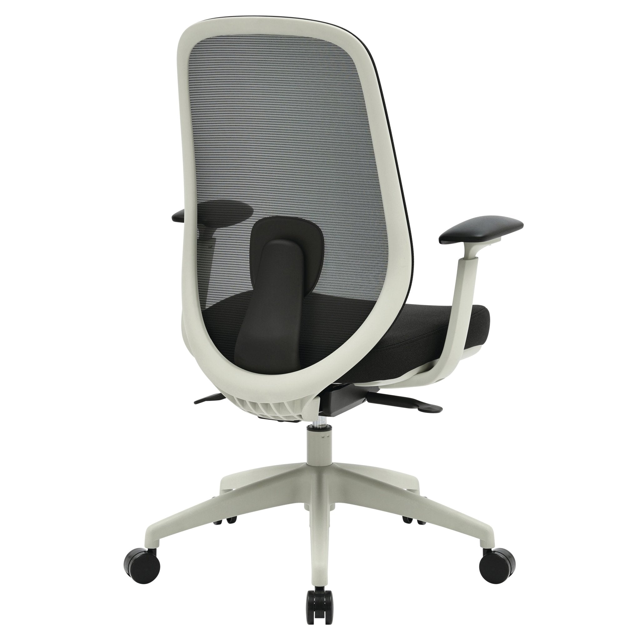 Buro Force Chair Grey Frame/Black Mesh With Arms Standard | Office Furniture Designs