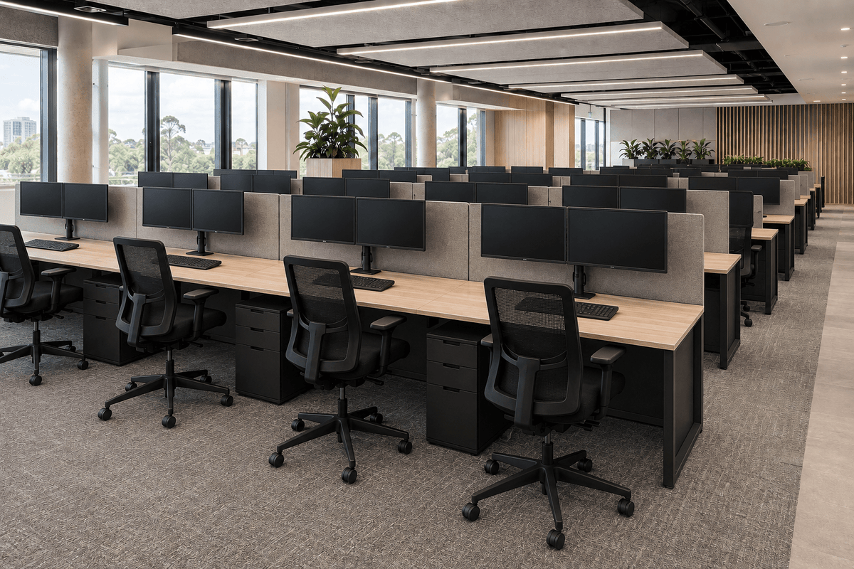 Buro Metro II 24/7 Nylon Base Chair With Arms | Office Furniture Designs
