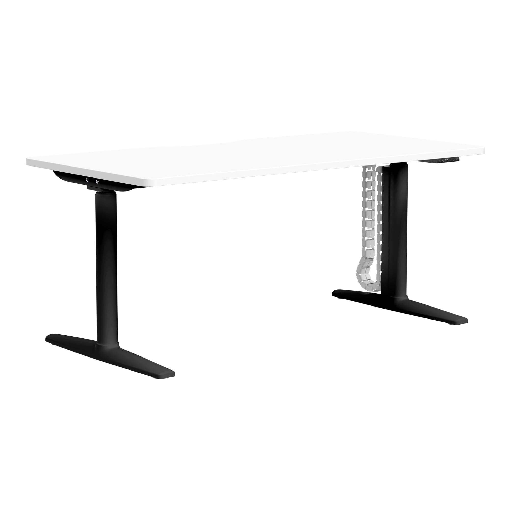 Buro Syntra Single Height Adjustable Desk 1500mm Black | Office Furniture Designs