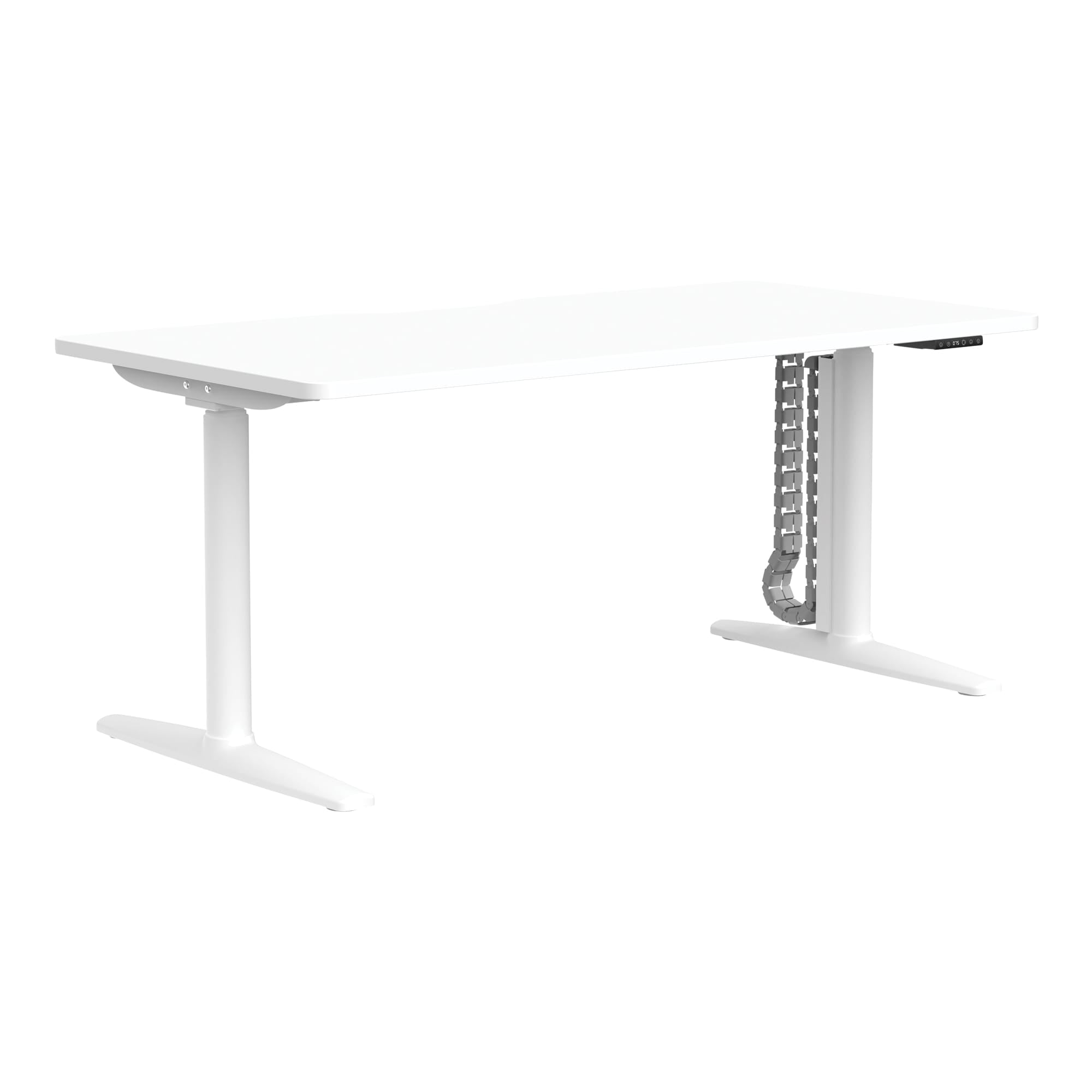 Buro Syntra Single Height Adjustable Desk 1500mm White | Office Furniture Designs
