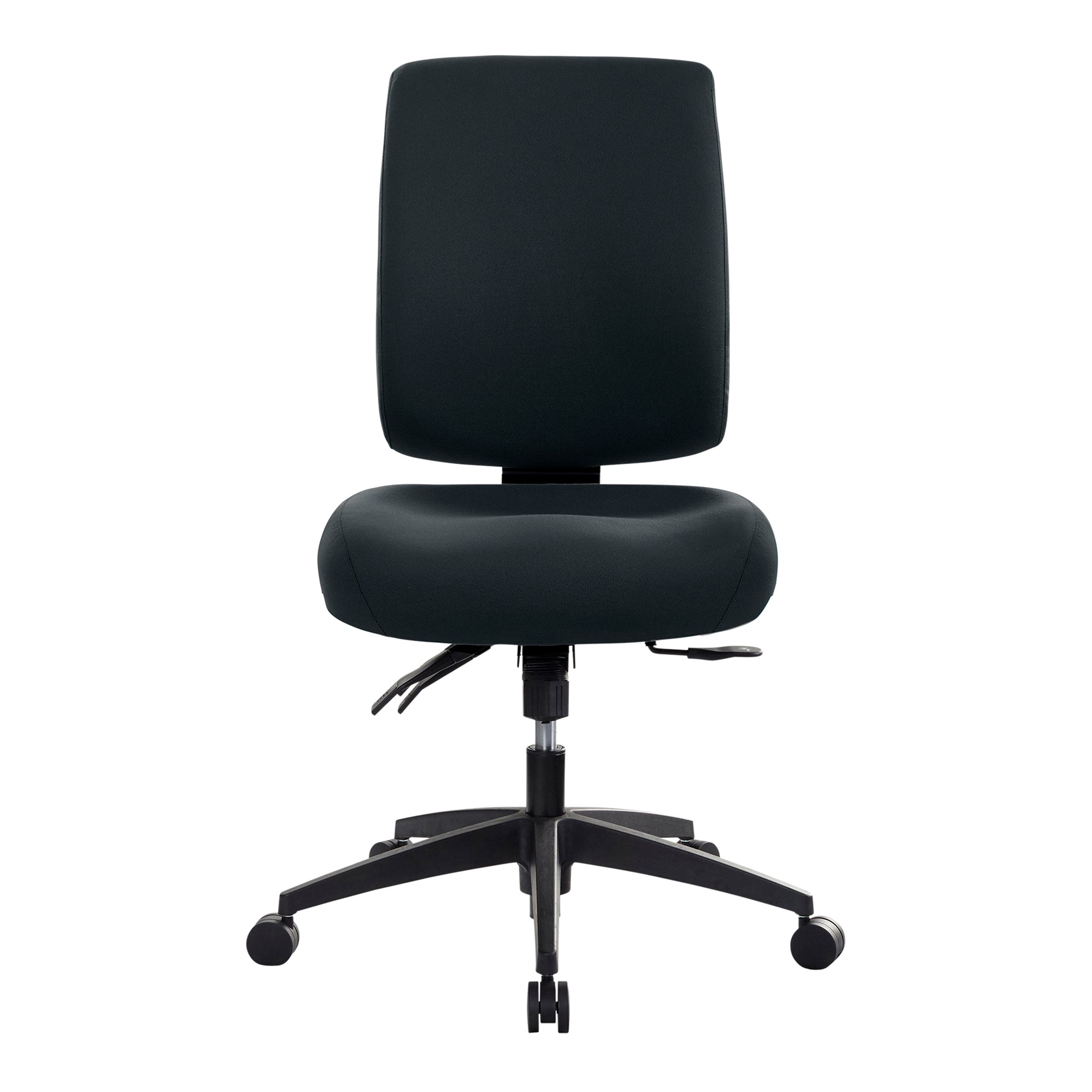 Buro Tidal Mid Back Chair Without Arms Black | Office Furniture Designs
