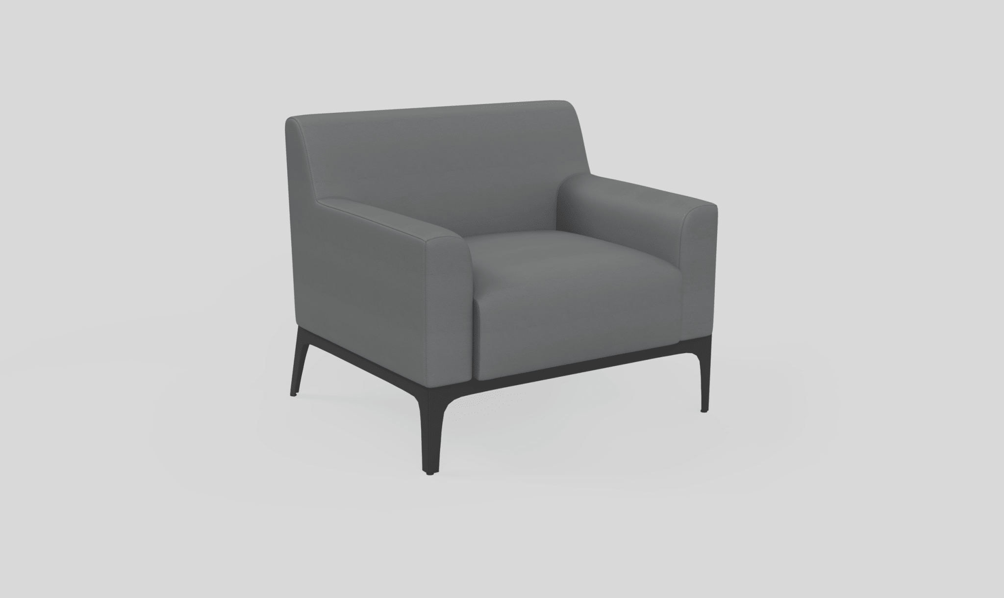 Cedar Lounge Chair Armchair Charcoal | Office Furniture Designs