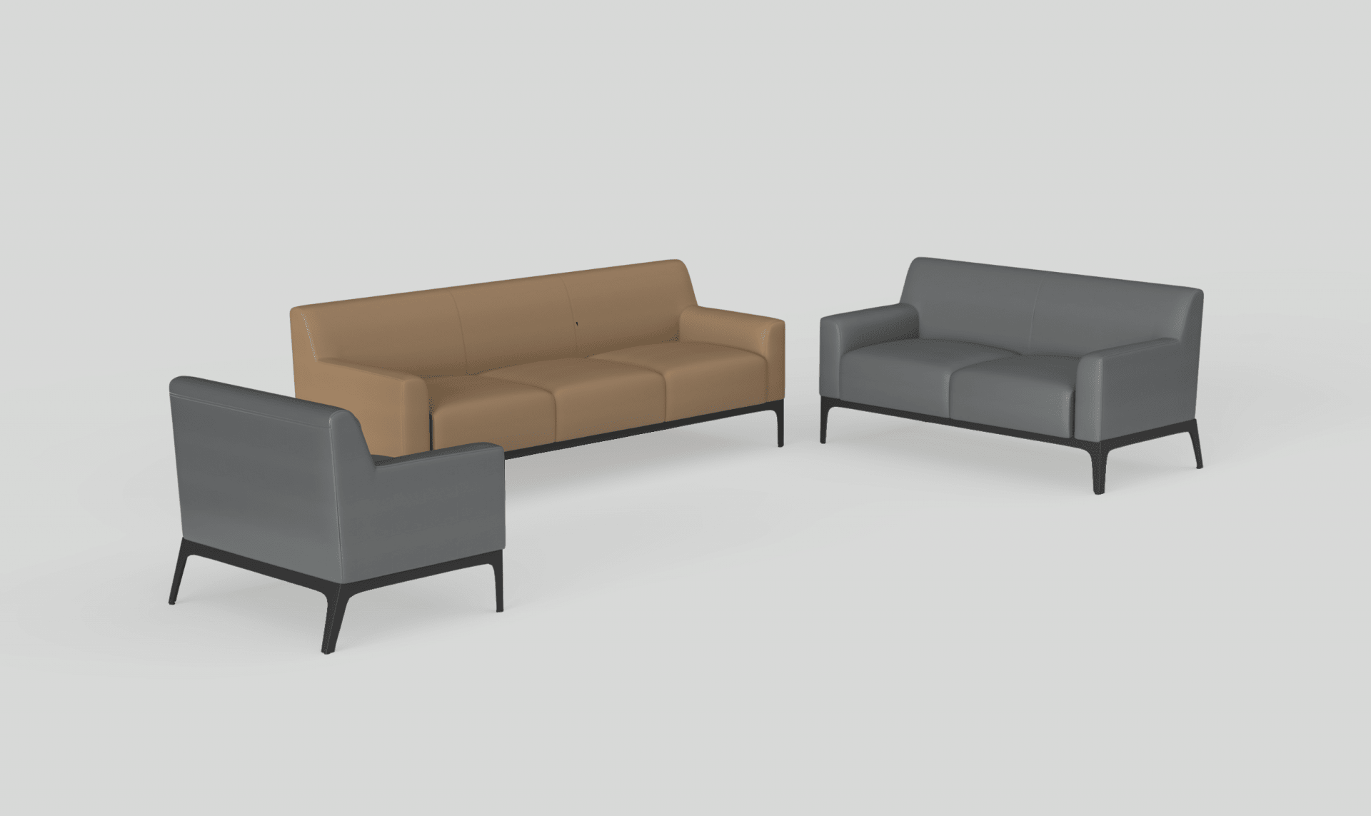 Cedar Lounge Chair Armchair Charcoal | Office Furniture Designs