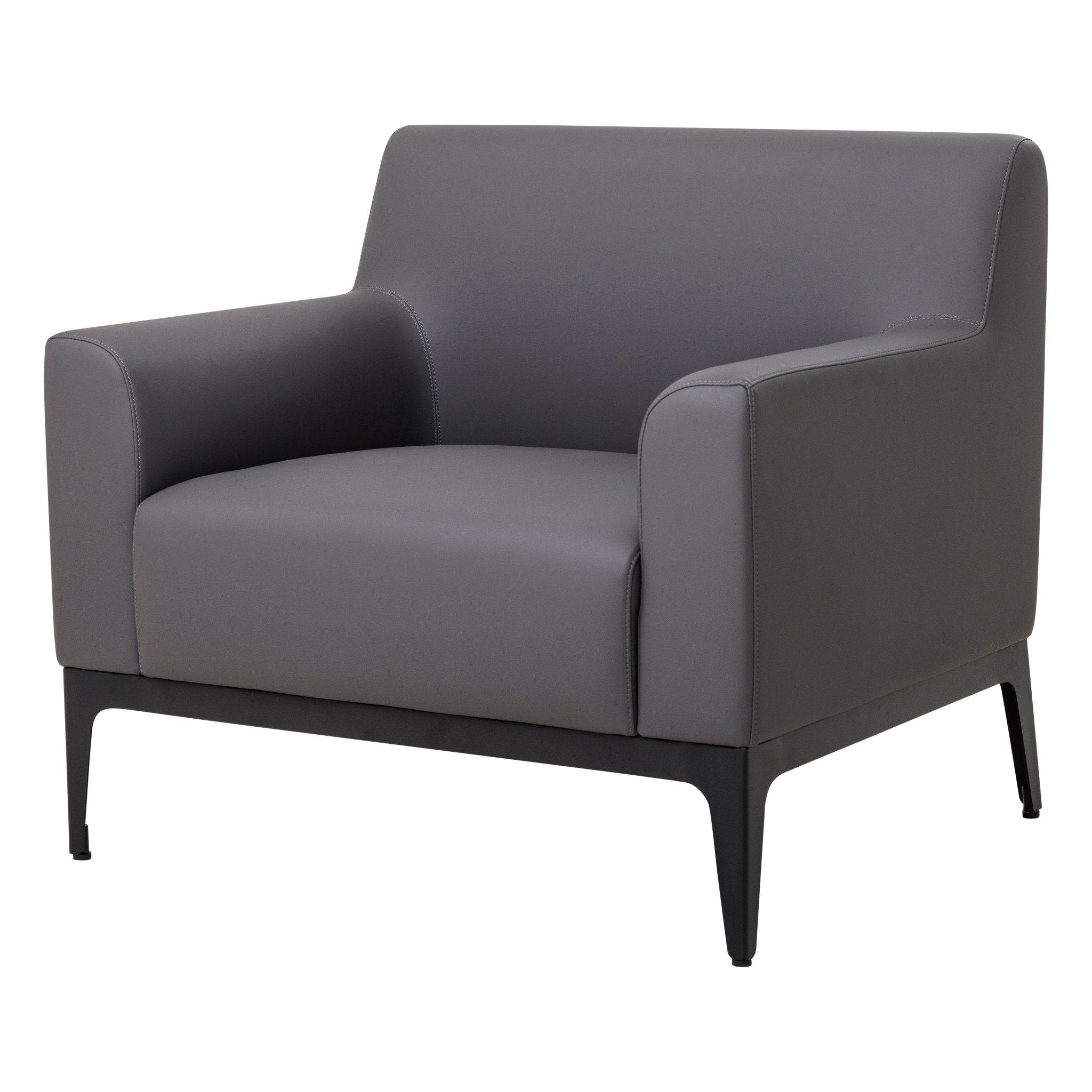 Cedar Lounge Chair Armchair Charcoal | Office Furniture Designs