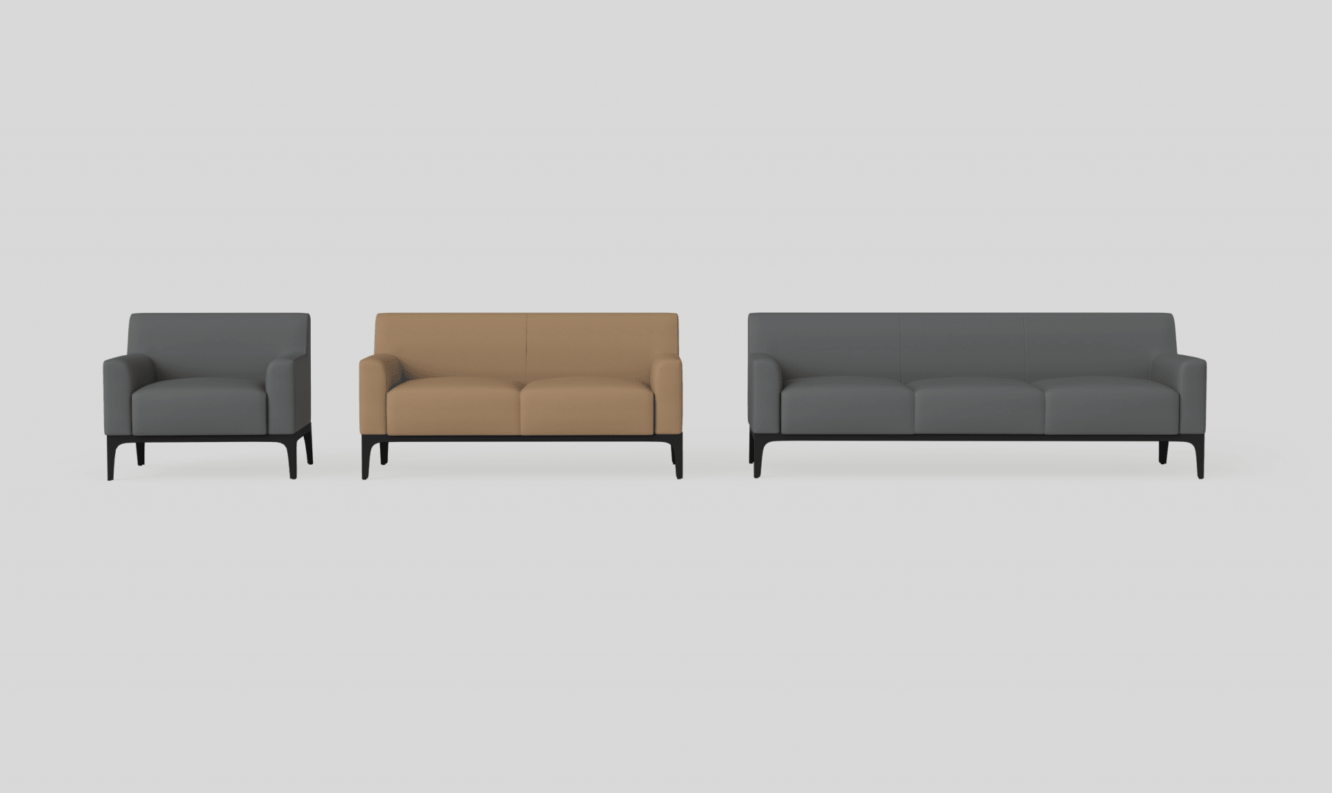 Cedar Lounge Chair Armchair Charcoal | Office Furniture Designs
