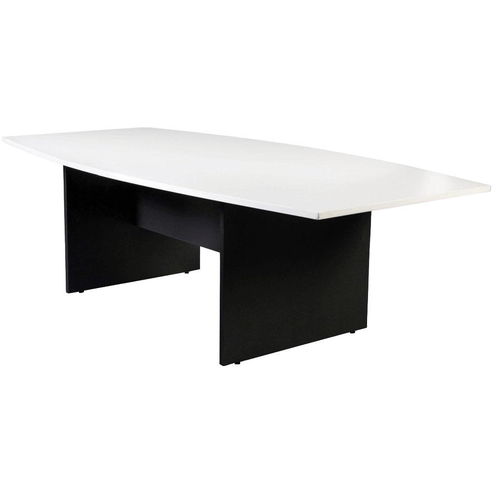 Commercial Grade Conference Table White & Ironstone | Office Furniture Designs