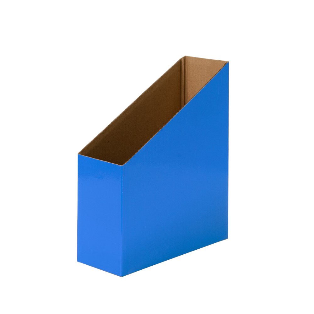 Creative Kids Cardboard Magazine Box Pack of 5 Light Blue | Office Furniture Designs