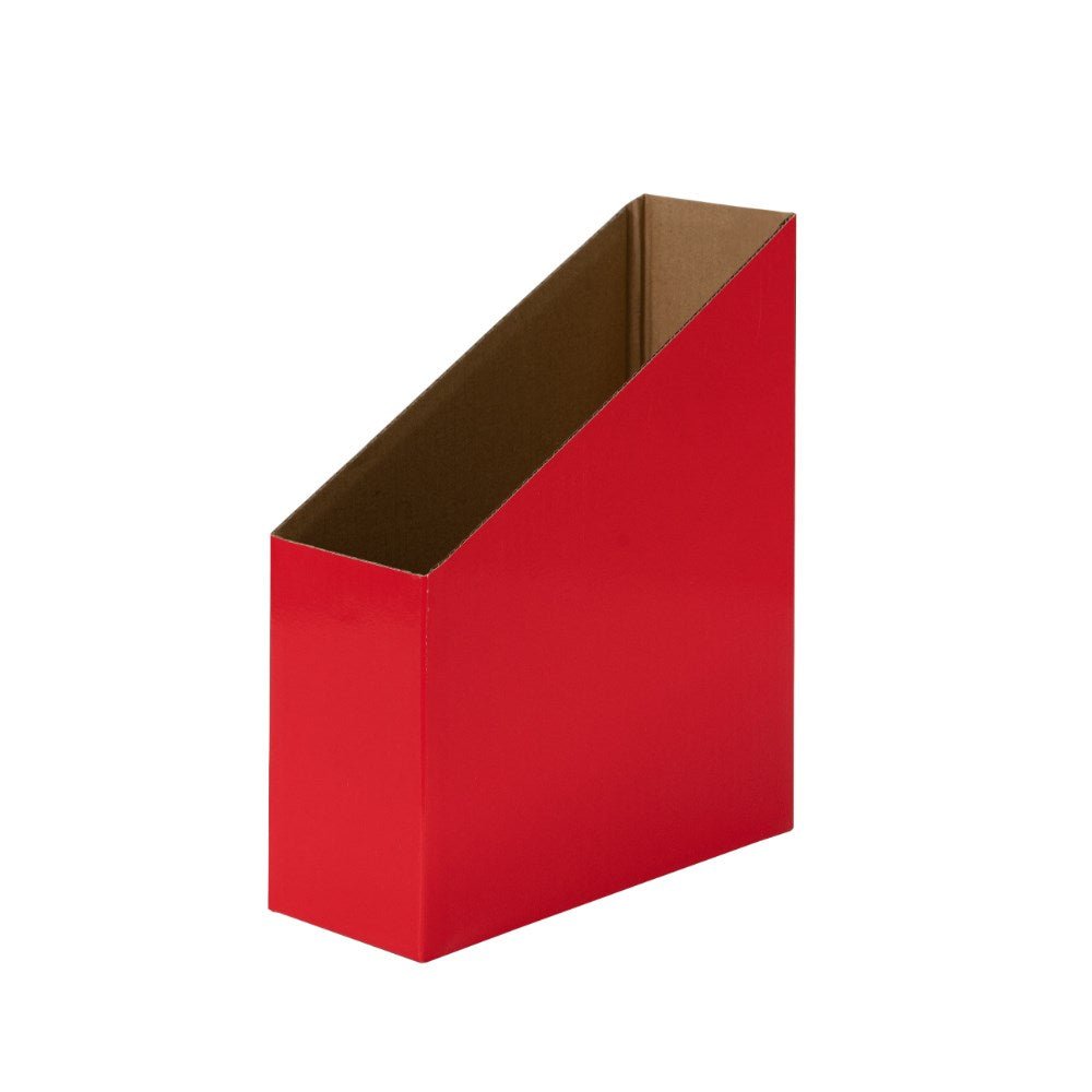 Creative Kids Cardboard Magazine Box Pack of 5 Red | Office Furniture Designs